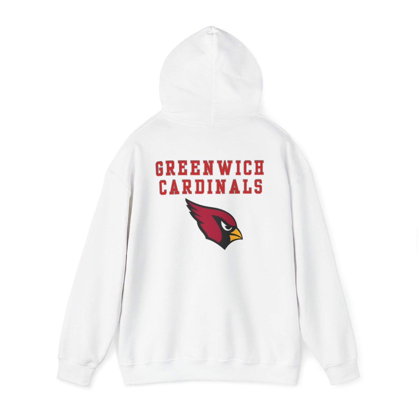 Greenwich Cardinals hoodie, Gift for Graduate, Gift for GHS Student, Unisex Heavy Blend™ Hooded Sweatshirt