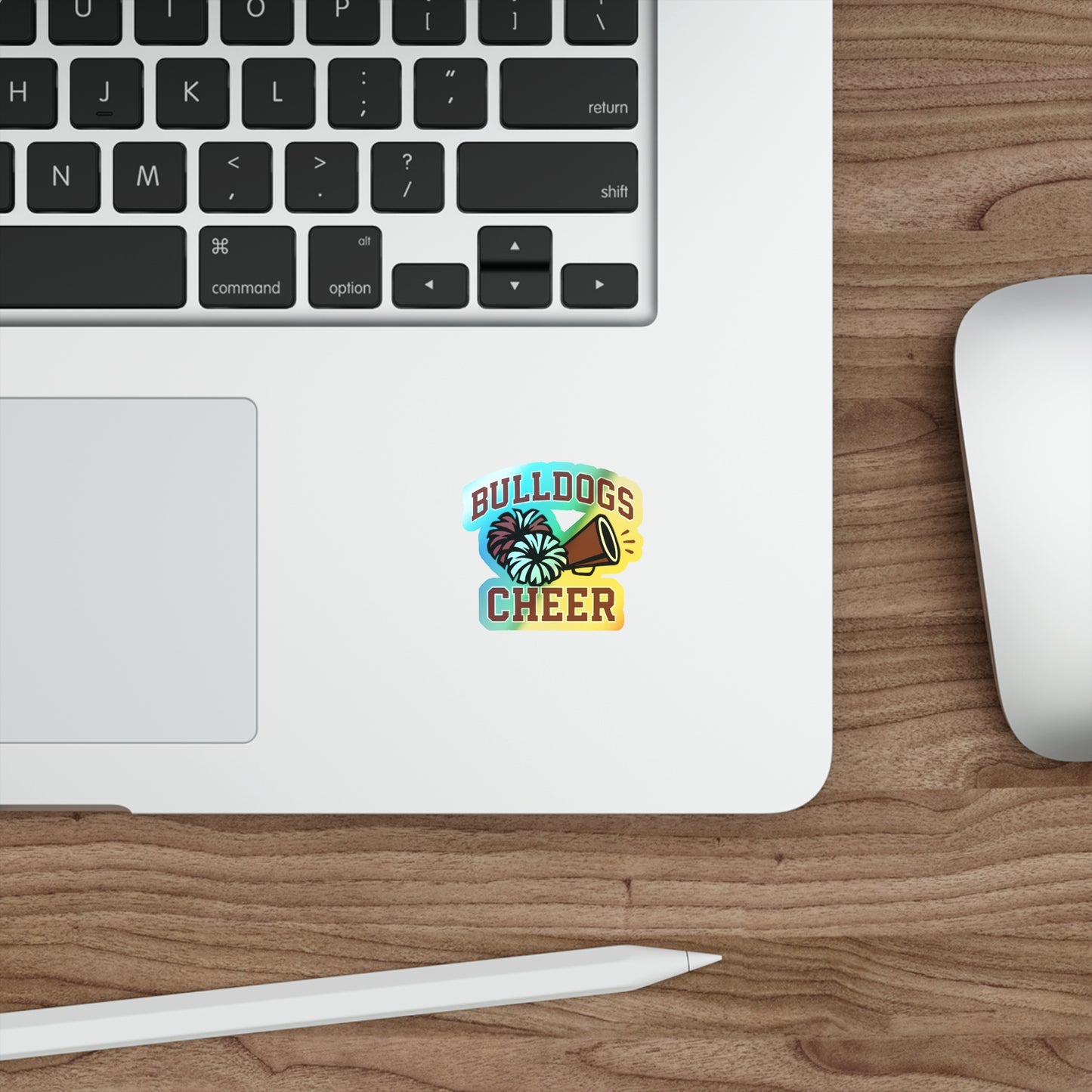 Bulldogs Holographic Die-cut Stickers