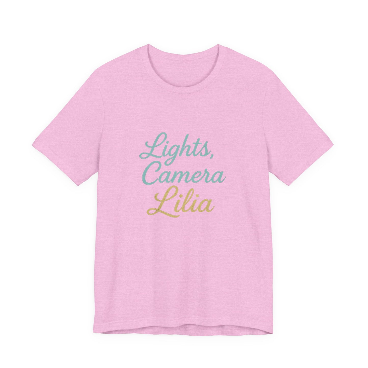 Lights, Camera, Action Unisex Tee for Movie Lovers, Birthday Gift, Casual Wear, Party Essential, Star-Themed Celebration