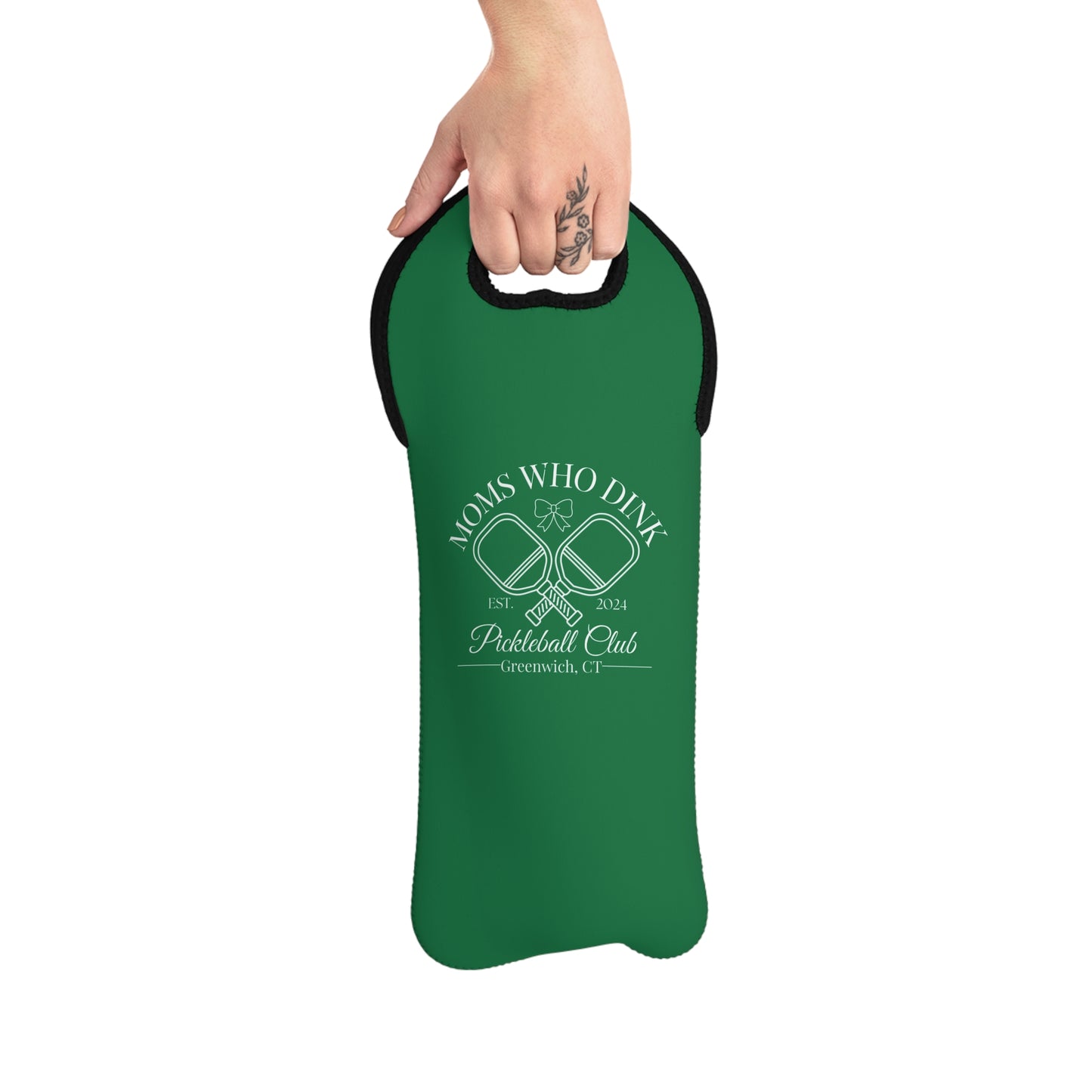 Pickleball Wine Tote Bag