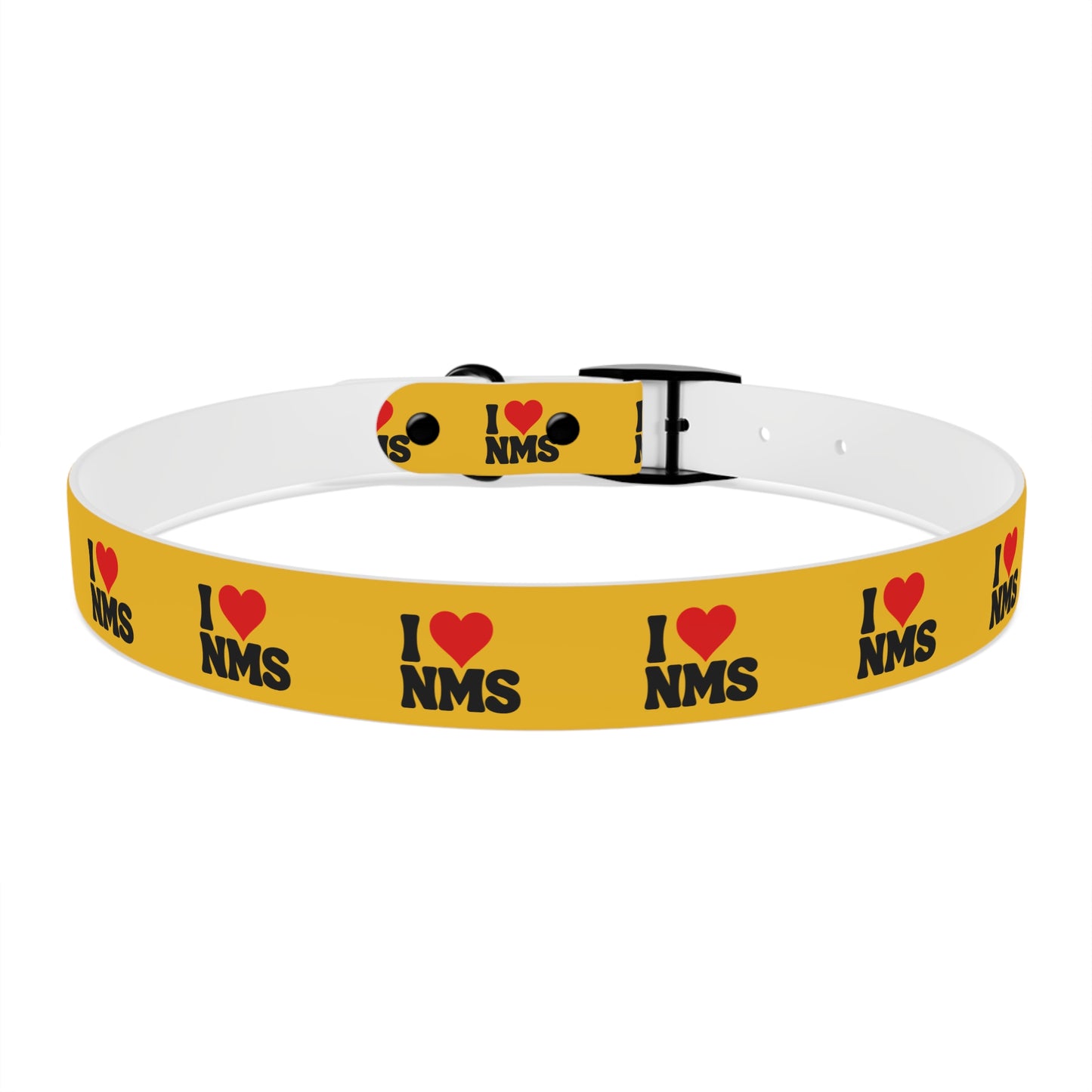 NMS I LOVE NMS Pet Collar YELLOW