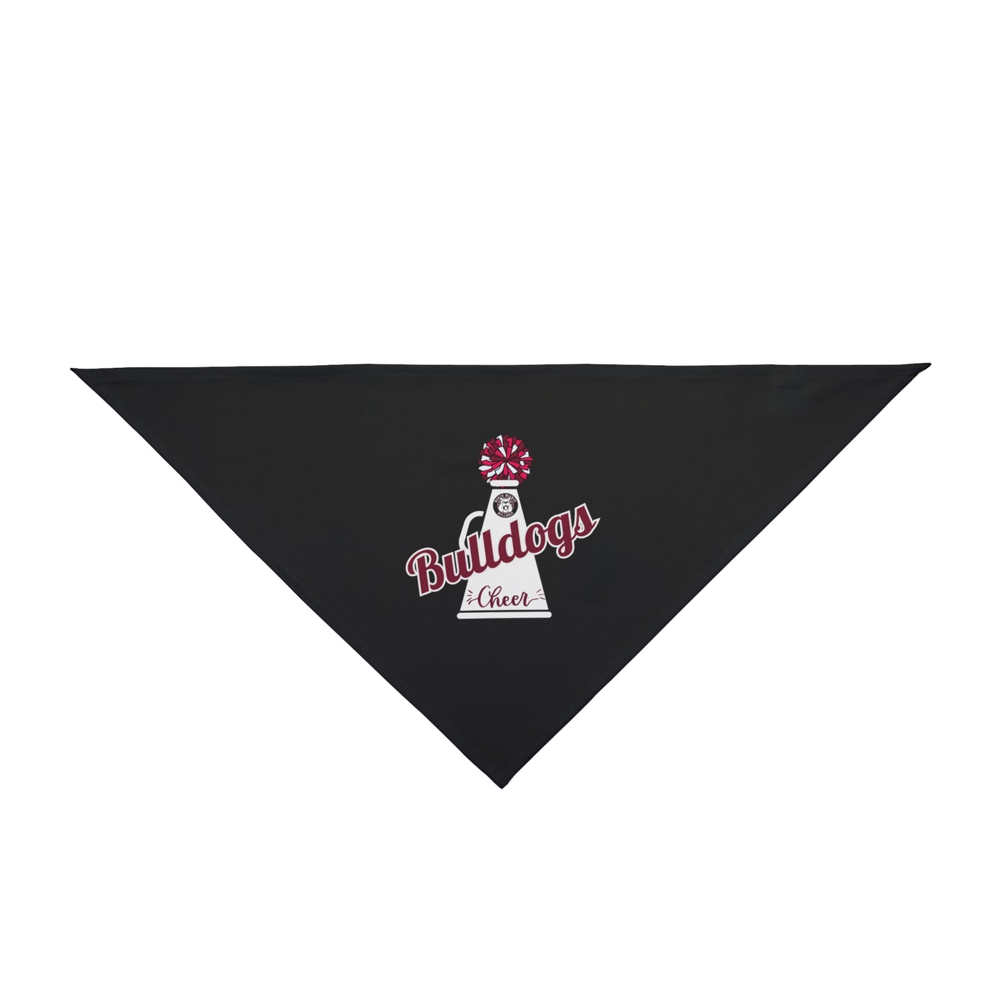 Bulldogs Cheer Pet Bandana, Dog Adopt Me Bandana, Dog customizable bandana, Dog Collar Bandana, Adopt Me Bandana