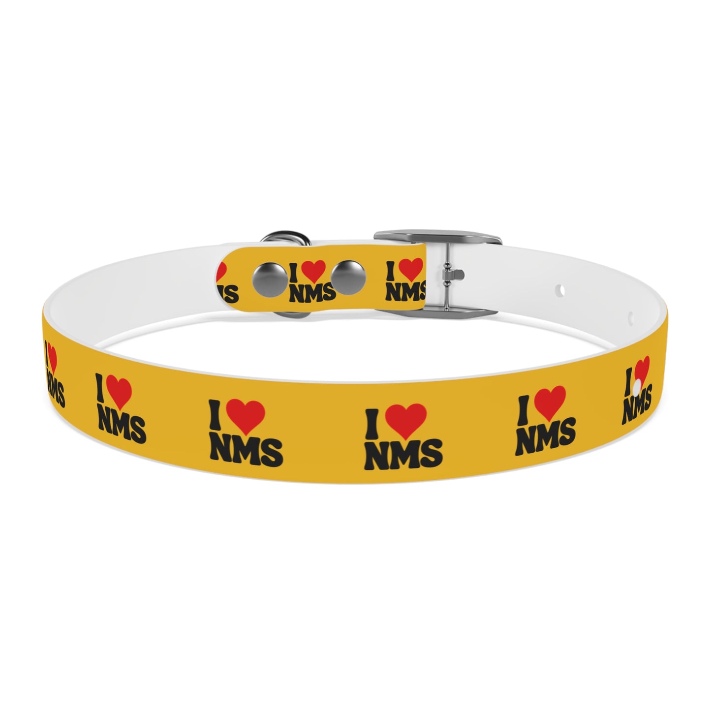 NMS I LOVE NMS Pet Collar YELLOW