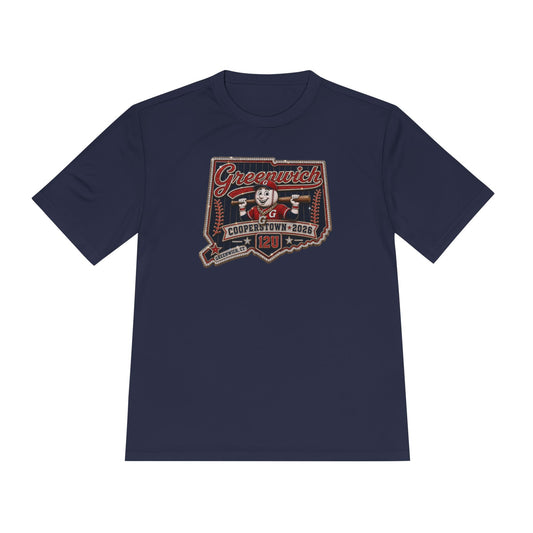Greenwich Cooperstown Original Pin Performance ADULT Competitor Tee