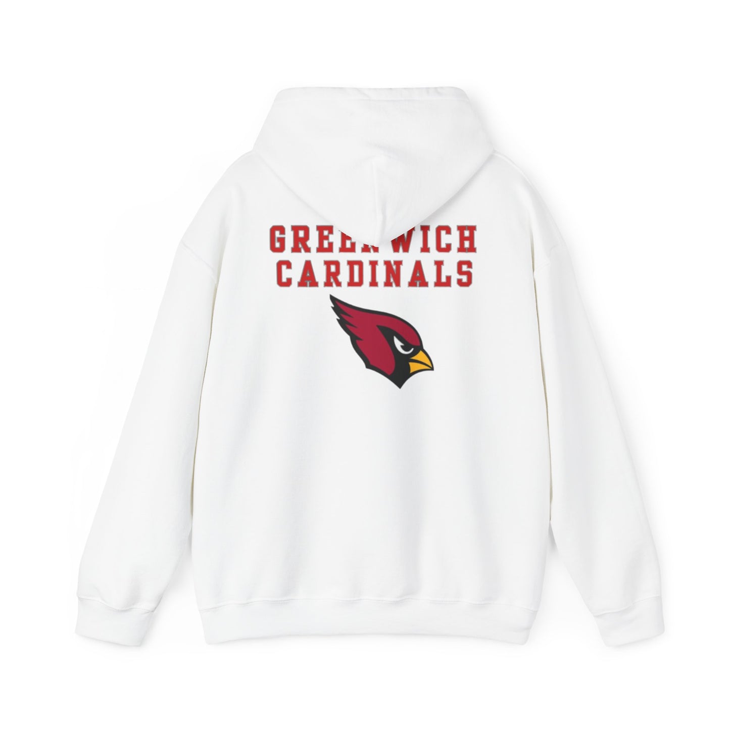 Greenwich Cardinals hoodie, Gift for Graduate, Gift for GHS Student, Unisex Heavy Blend™ Hooded Sweatshirt