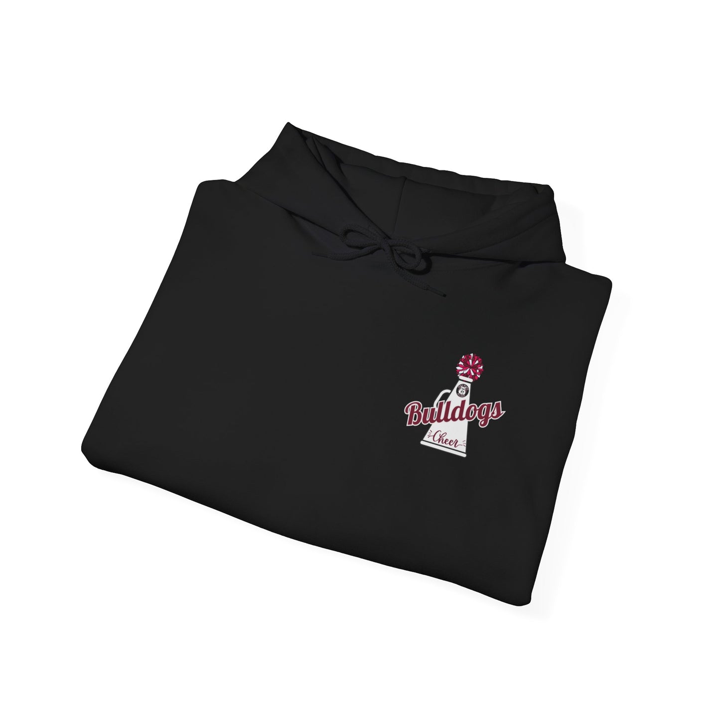 Bulldogs Cheer ADULT Cheer Mom Era Unisex Heavy Blend™ Hooded Sweatshirt