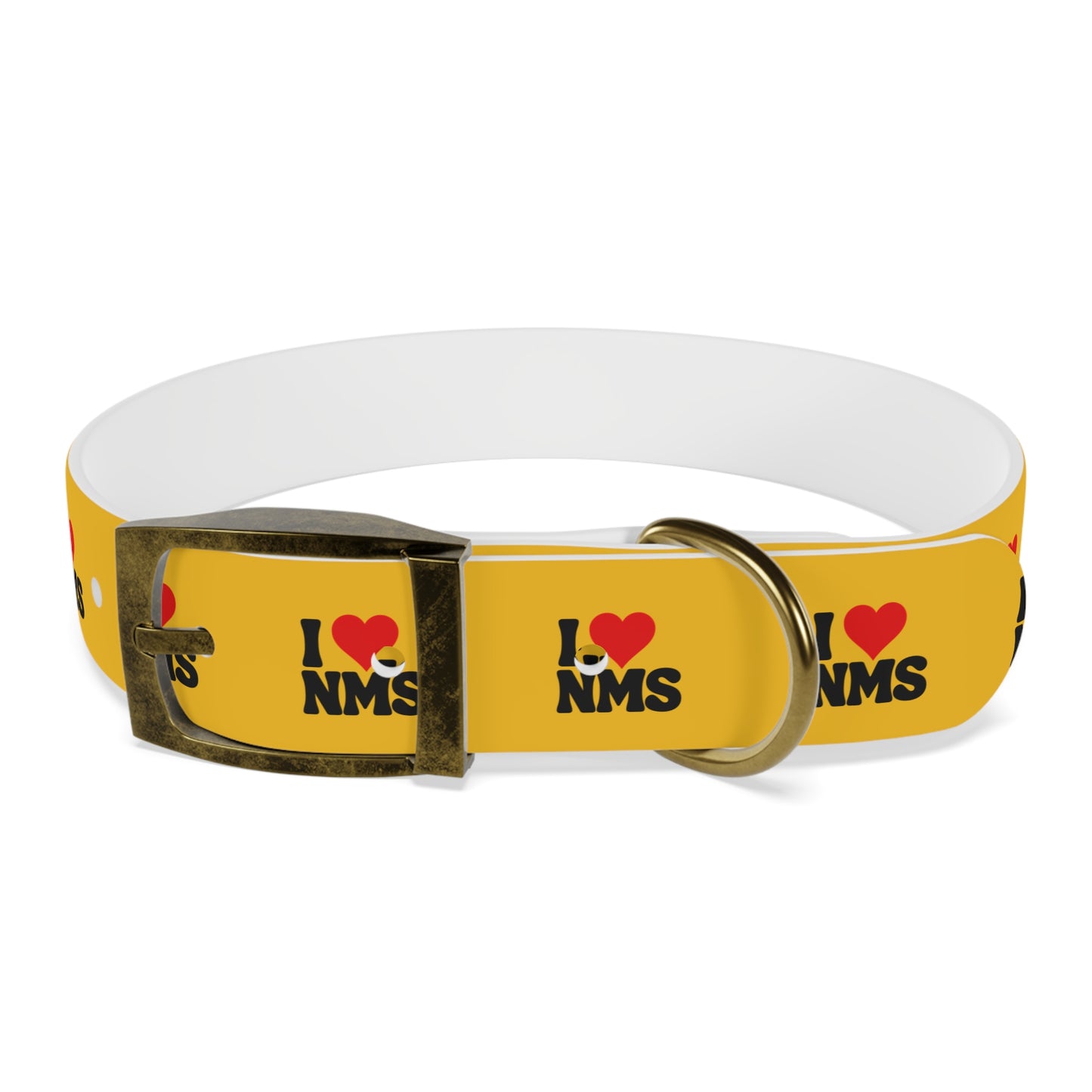 NMS I LOVE NMS Pet Collar YELLOW