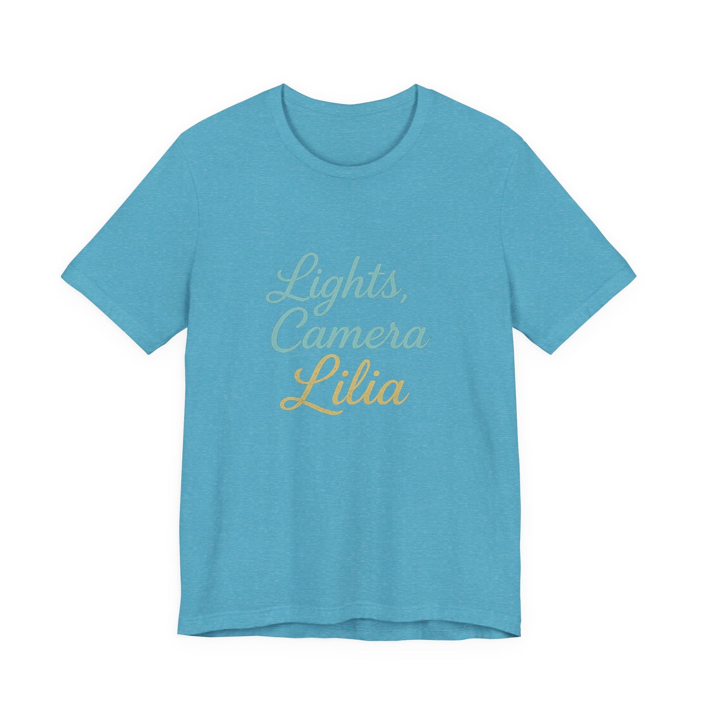 Lights, Camera, Action Unisex Tee for Movie Lovers, Birthday Gift, Casual Wear, Party Essential, Star-Themed Celebration