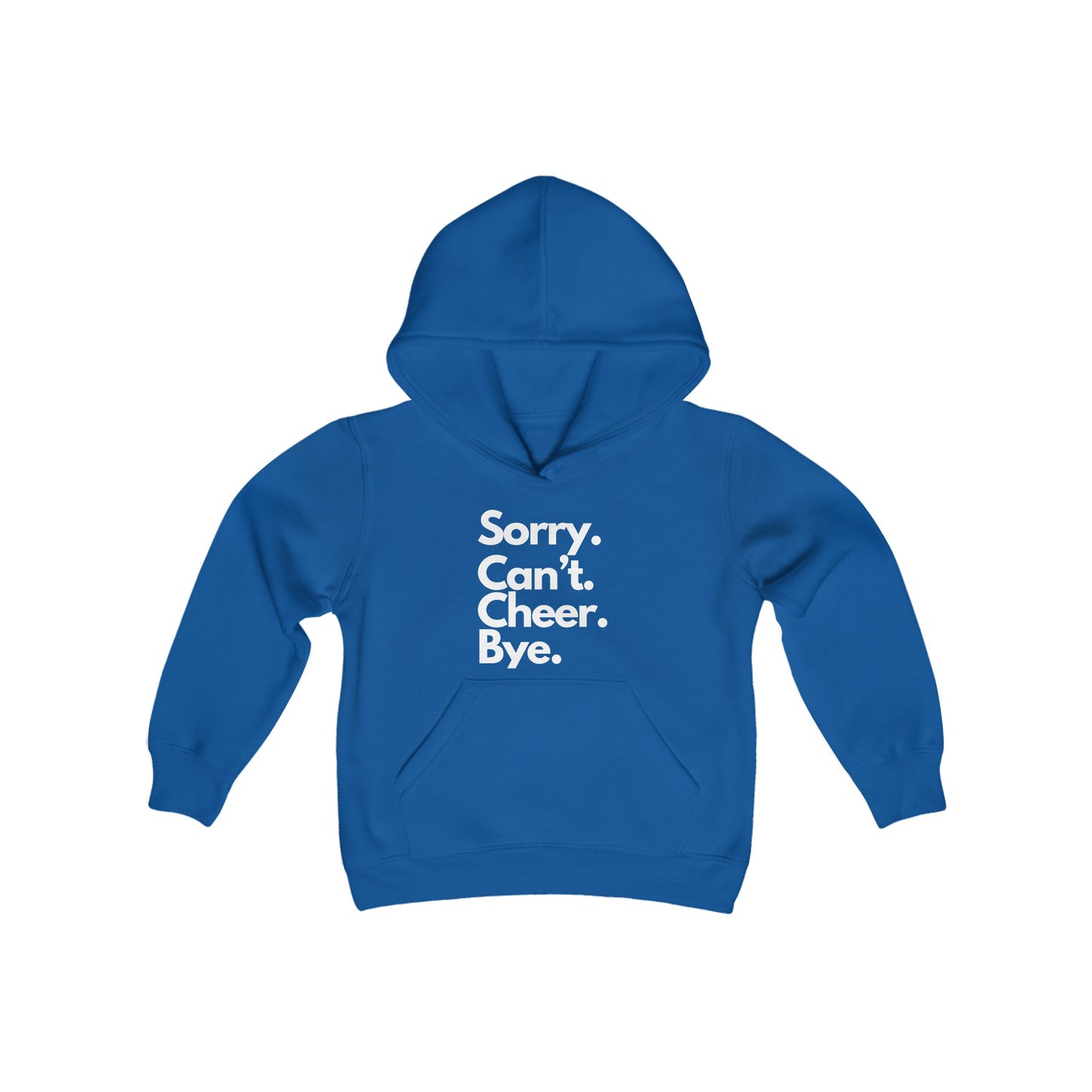 Sorry Can't Cheer Bye Sweatshirt, Gift for Cheerleader, Cheer Hoodie, Gift for Teenager, Gift For Girls, Gift for Teenager Pre-Teen