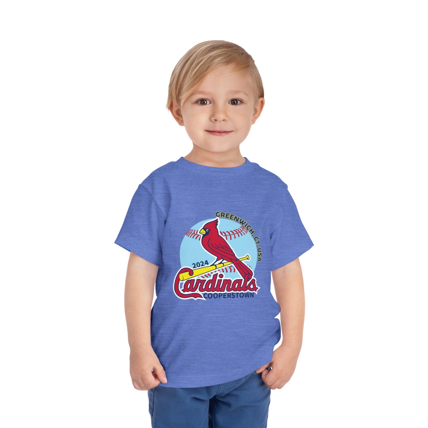 Cardinals Toddler Short Sleeve Tee Bella and Canvas