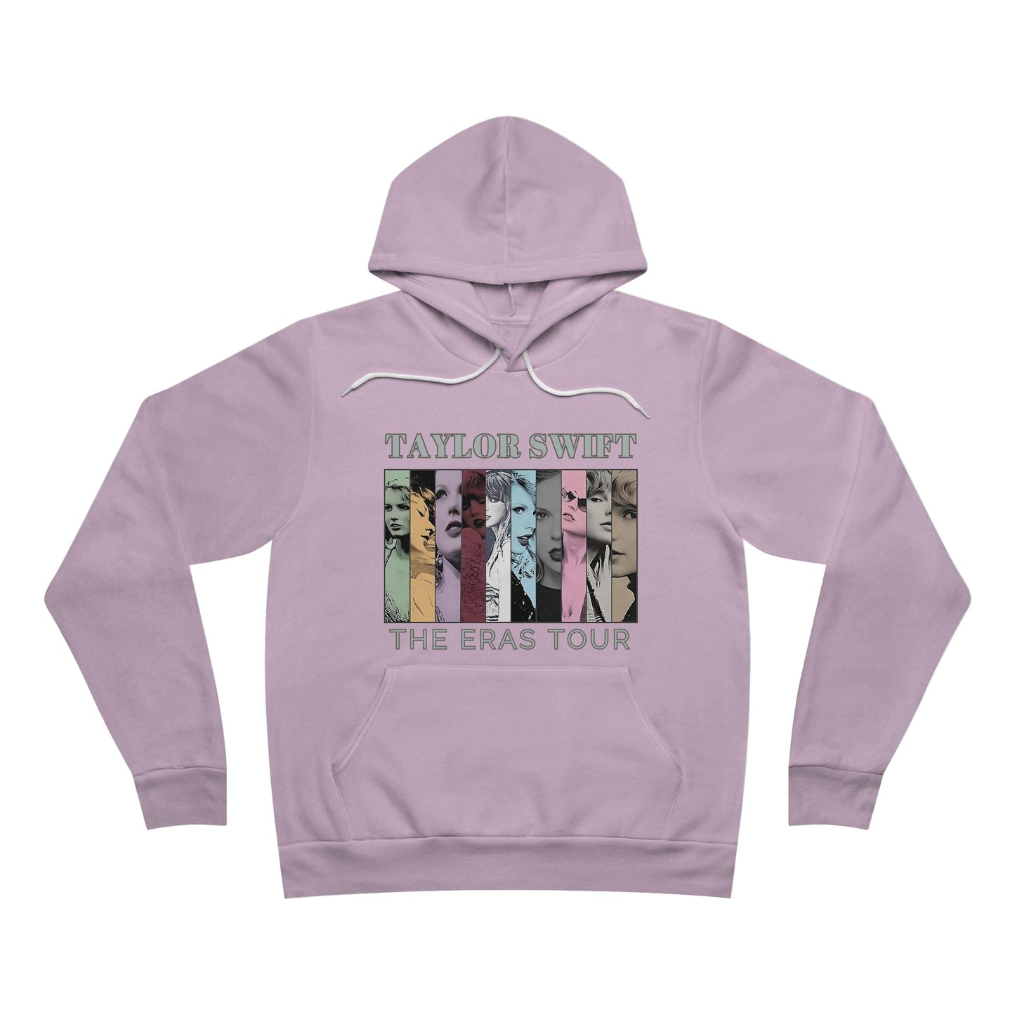 Taylor Swift Eras Tour Adult Unisex Sponge Fleece Pullover Hoodie Bella and Canvas