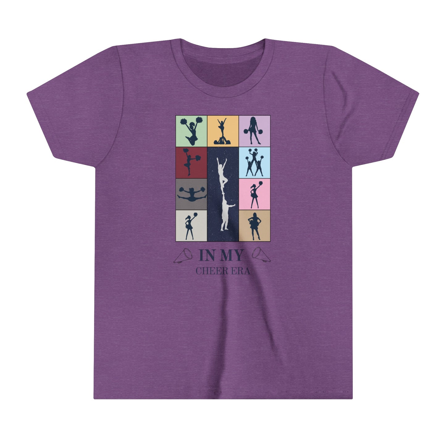 In My Cheer Era Kids Shirt, Cheer gift, Gift for cheerleader, Swiftie cheerleader, Youth Short Sleeve Tee
