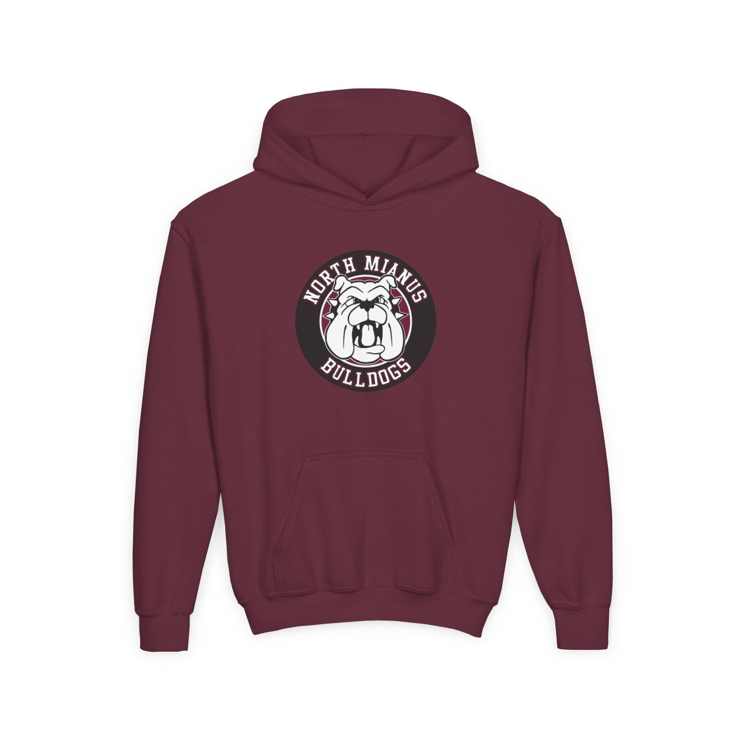 North Mianus Bulldogs Cheer Youth Heavy Blend Hooded Sweatshirt