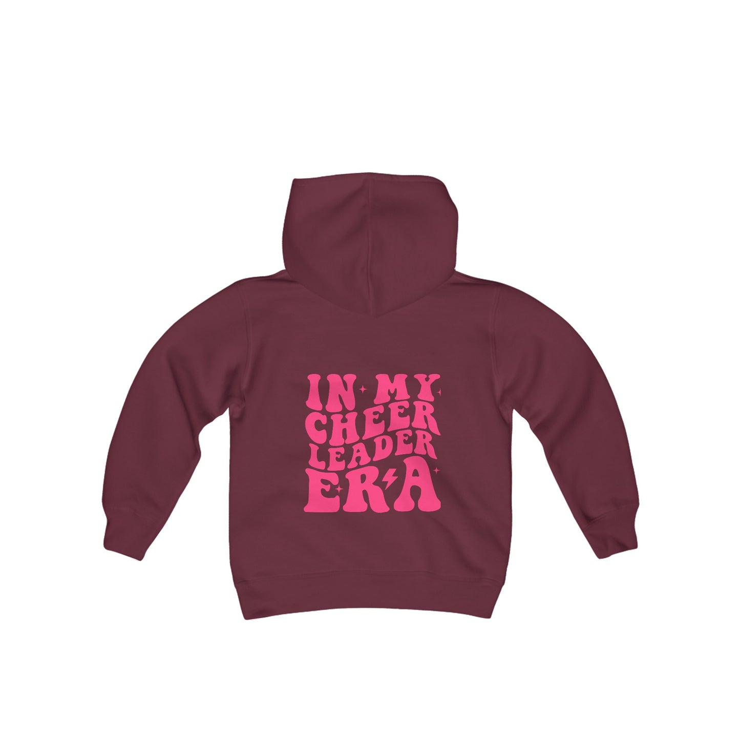 Bulldogs Cheer In My Cheer Era Hoodie Sweatshirt, Cheerleader Sweatshirt, Cheer Hoodie, Kids Cheer Youth Heavy Blend Hooded Sweatshirt