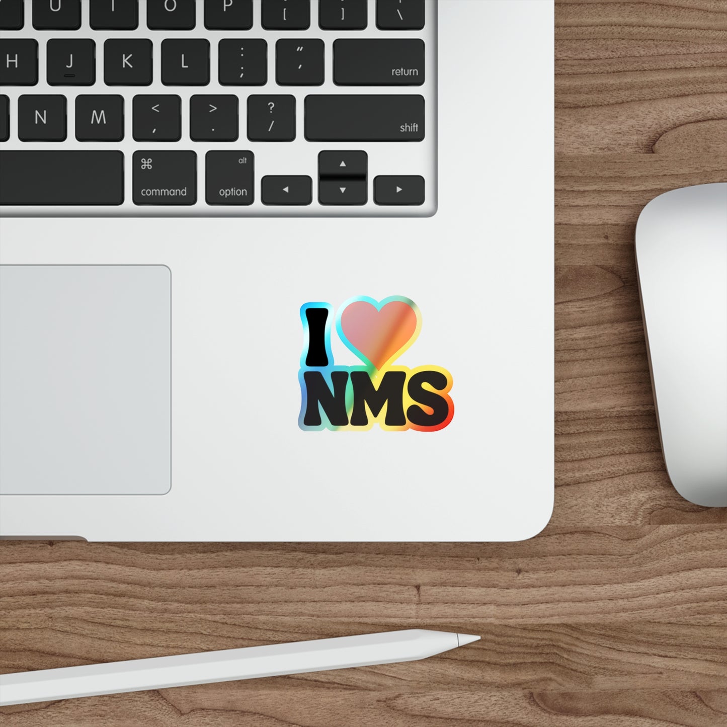 I love NMS customizable Holographic Die-cut Stickers, School Spirit Stickers, Water Bottle Stickers, Customize your own