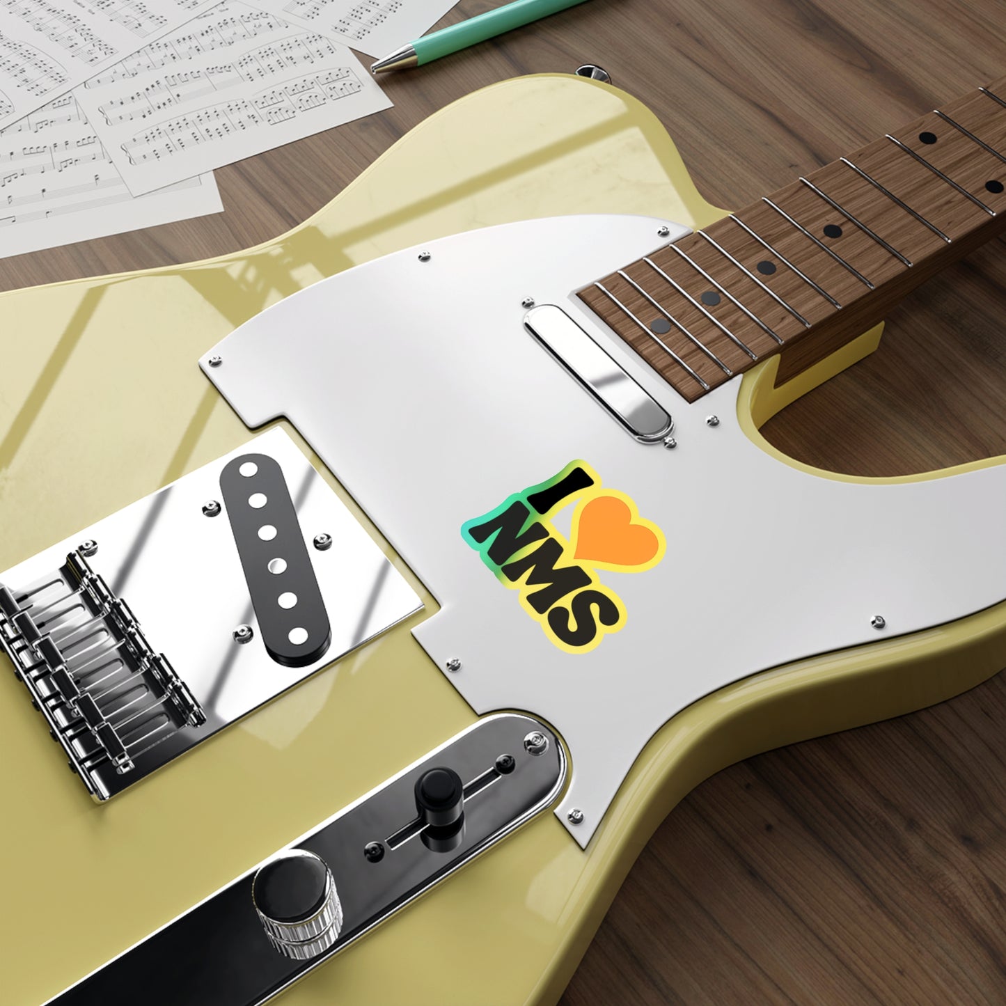 I love NMS customizable Holographic Die-cut Stickers, School Spirit Stickers, Water Bottle Stickers, Customize your own