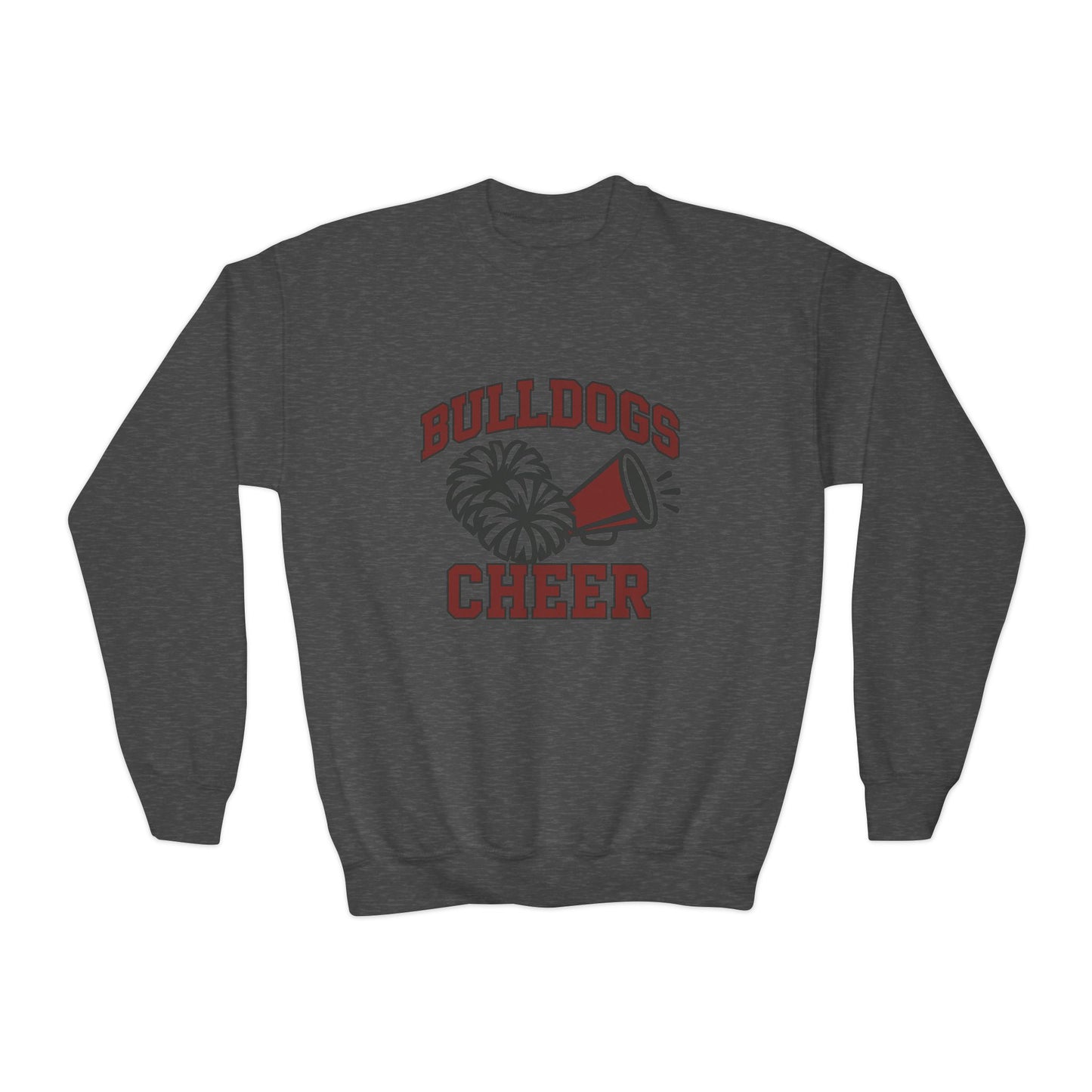 Bulldogs Cheer Youth Crewneck Sweatshirt