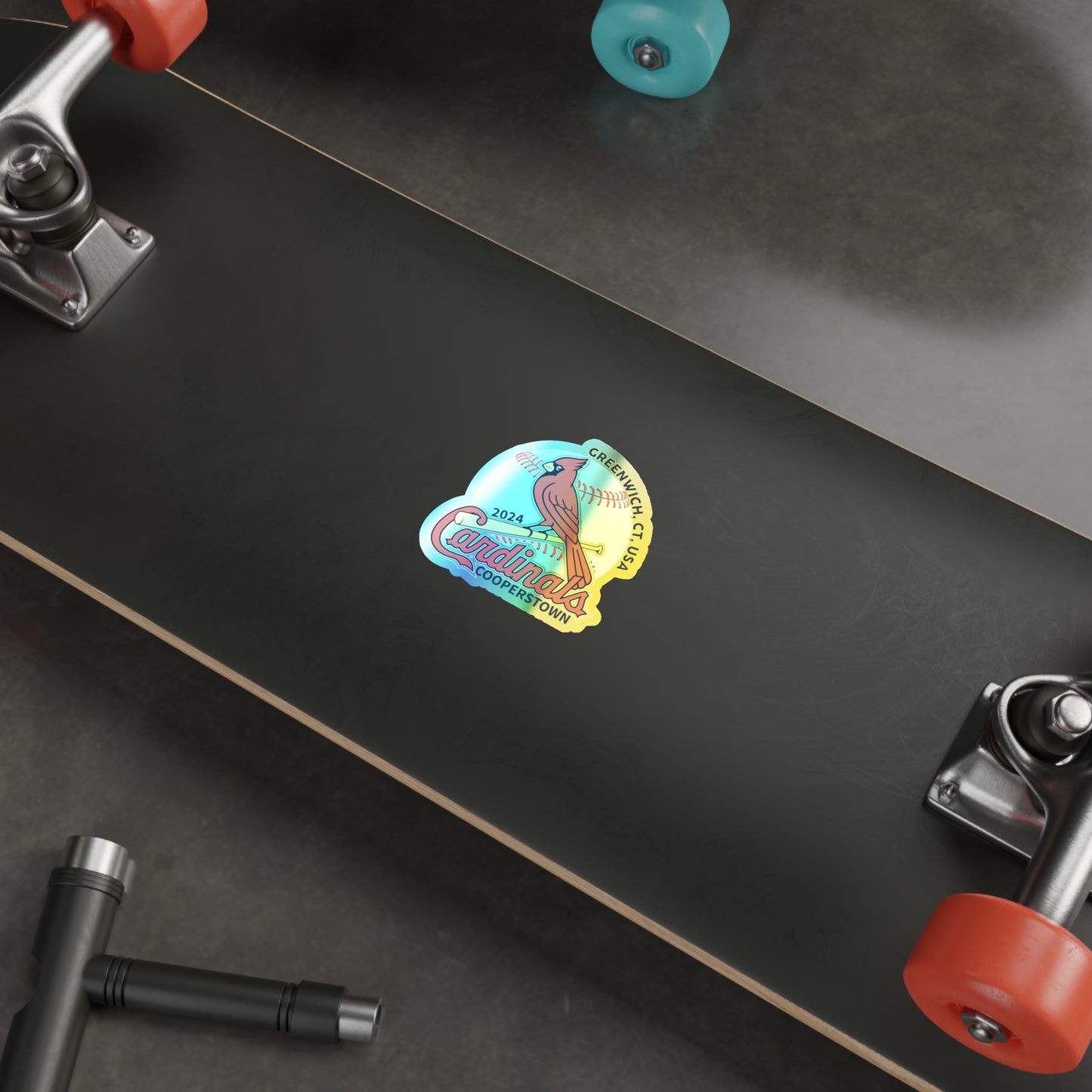 Cardinals Holographic Die-cut Stickers