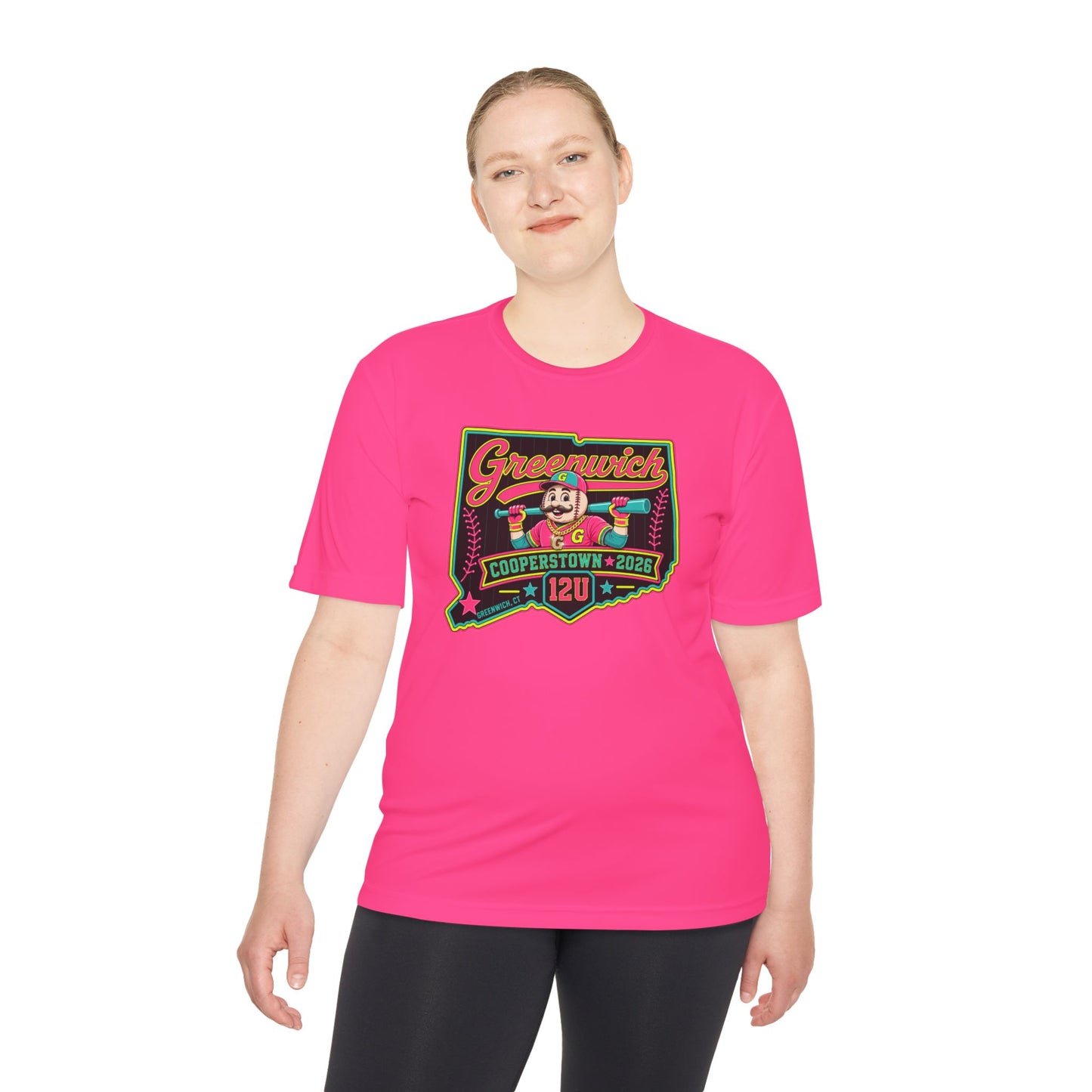 Greenwich Cooperstown Drippy Performance ADULT SIZE Moisture-Wicking Shirt