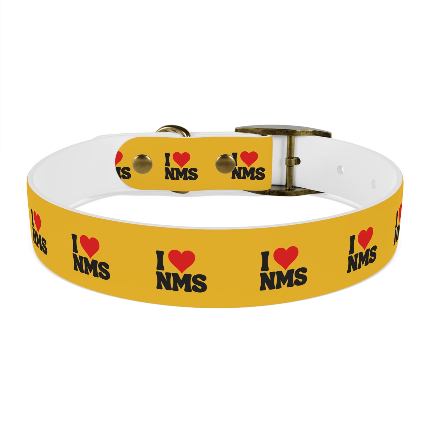 NMS I LOVE NMS Pet Collar YELLOW