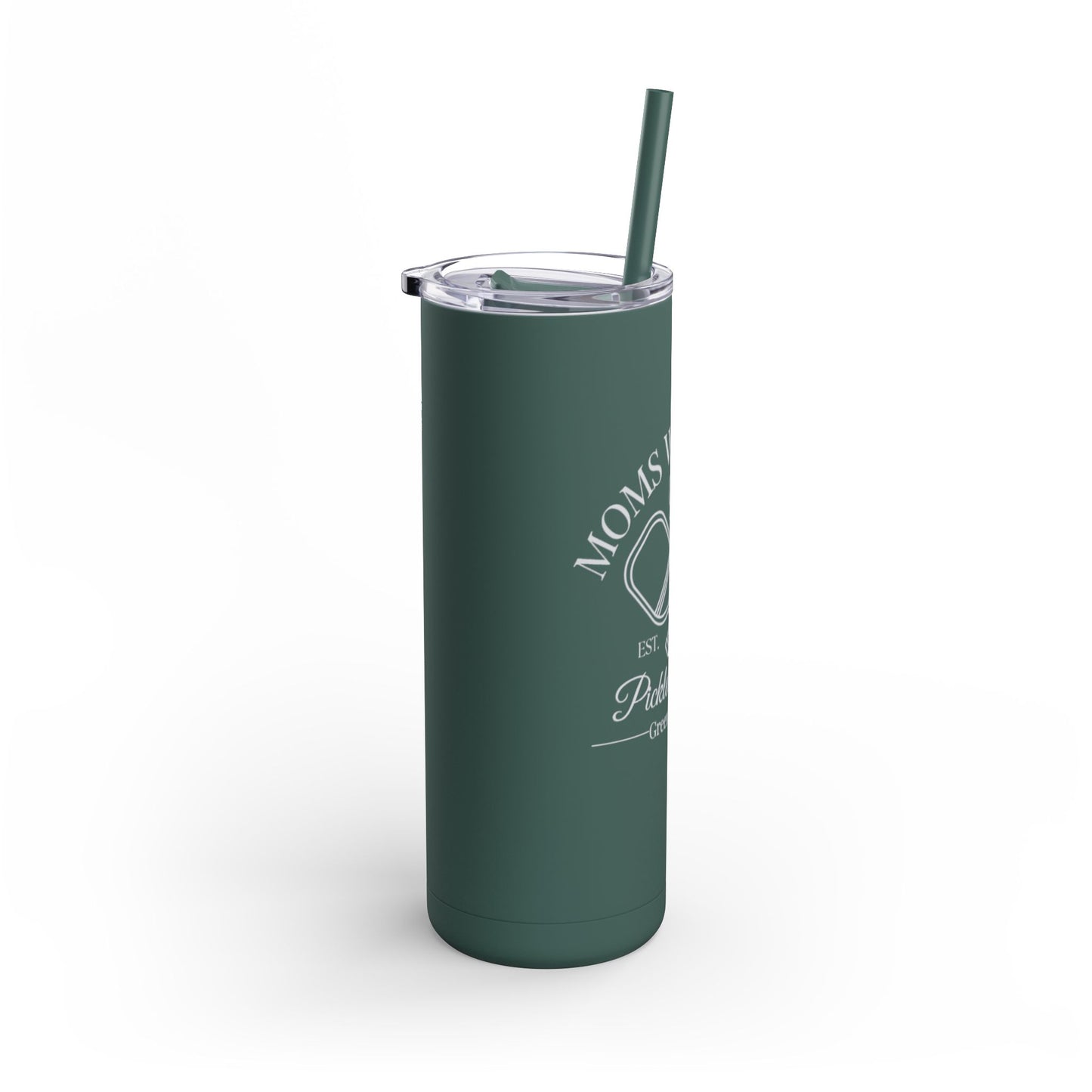 Pickleball Maars Maker Skinny Matte Tumbler, 20oz