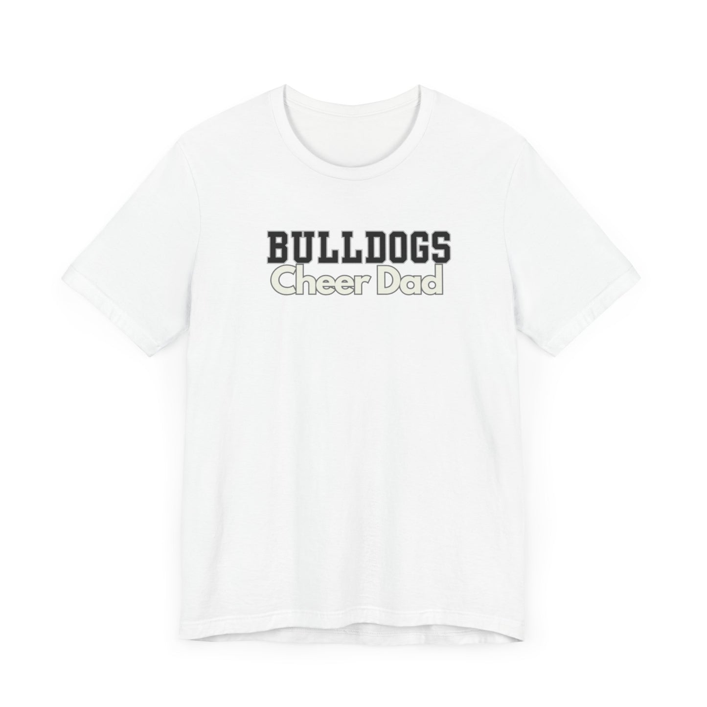 Bulldogs Cheer Unisex Jersey Short Sleeve Tee