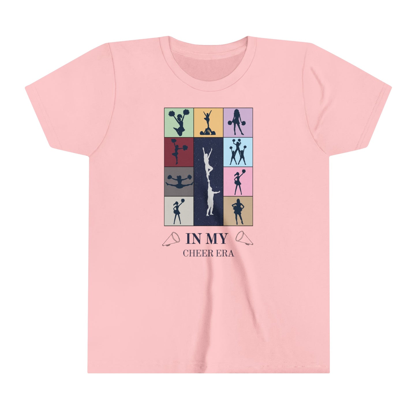 In My Cheer Era Kids Shirt, Cheer gift, Gift for cheerleader, Swiftie cheerleader, Youth Short Sleeve Tee