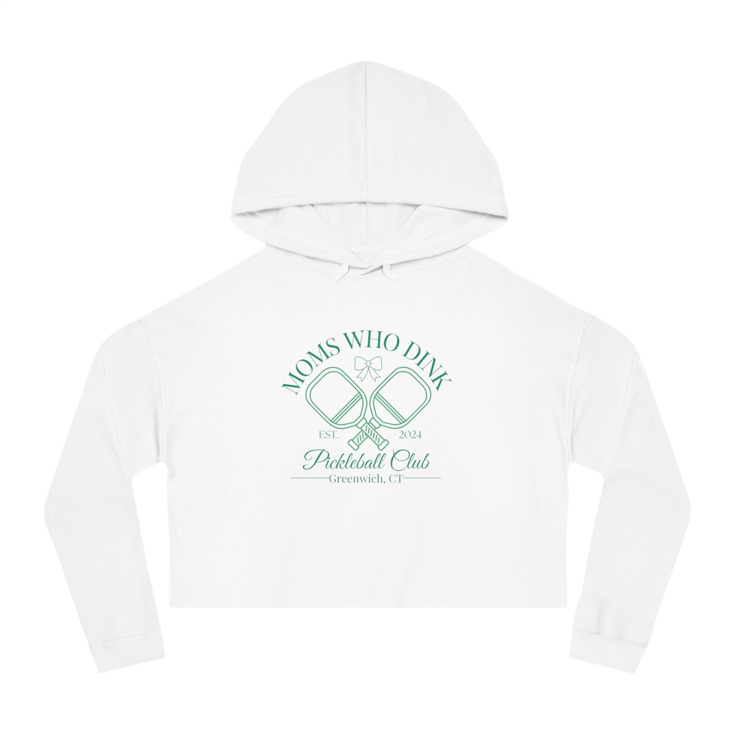 Pickleball Women’s Cropped Hooded Sweatshirt
