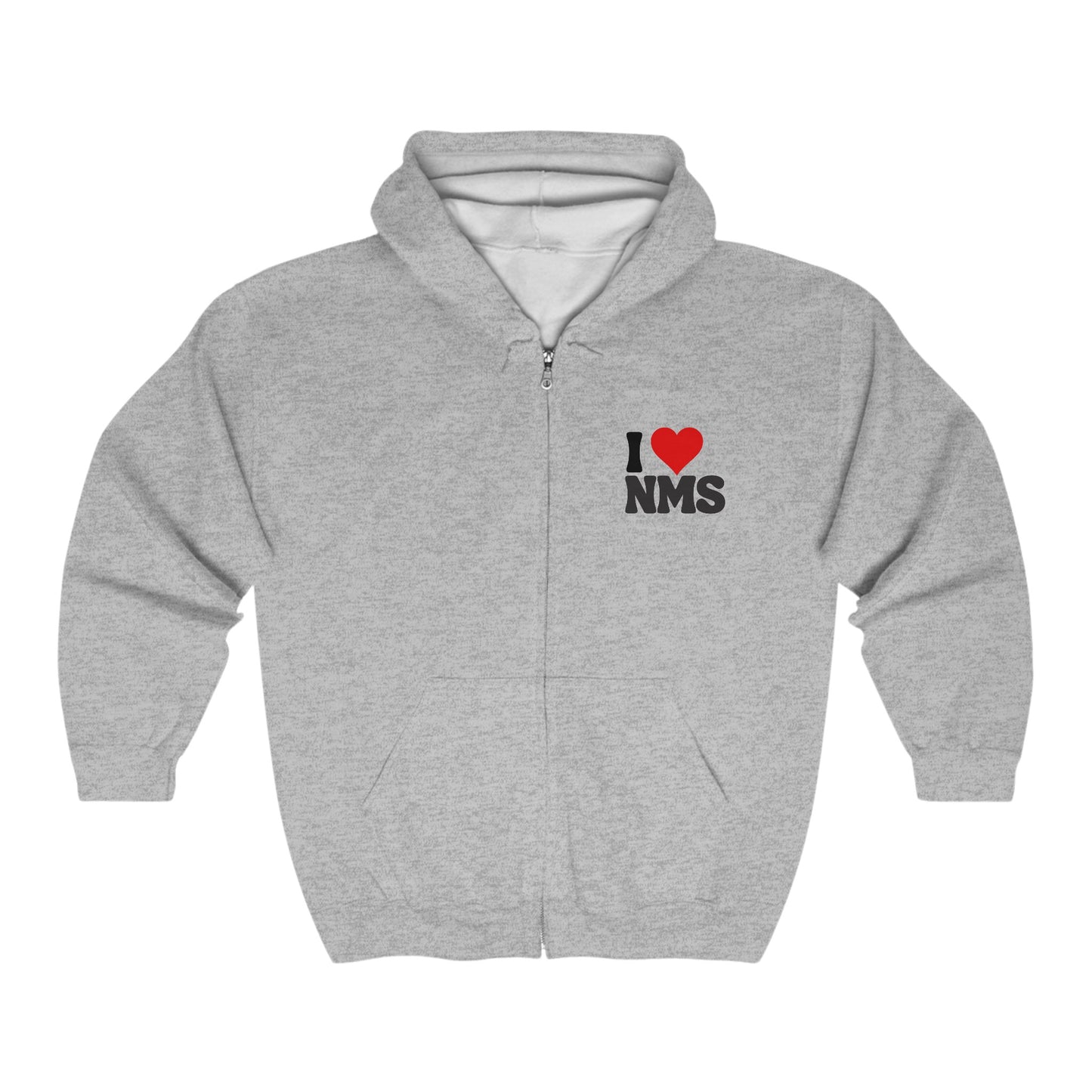 NMS I lOVE NMS Unisex Heavy Blend™ Full Zip Hooded Sweatshirt