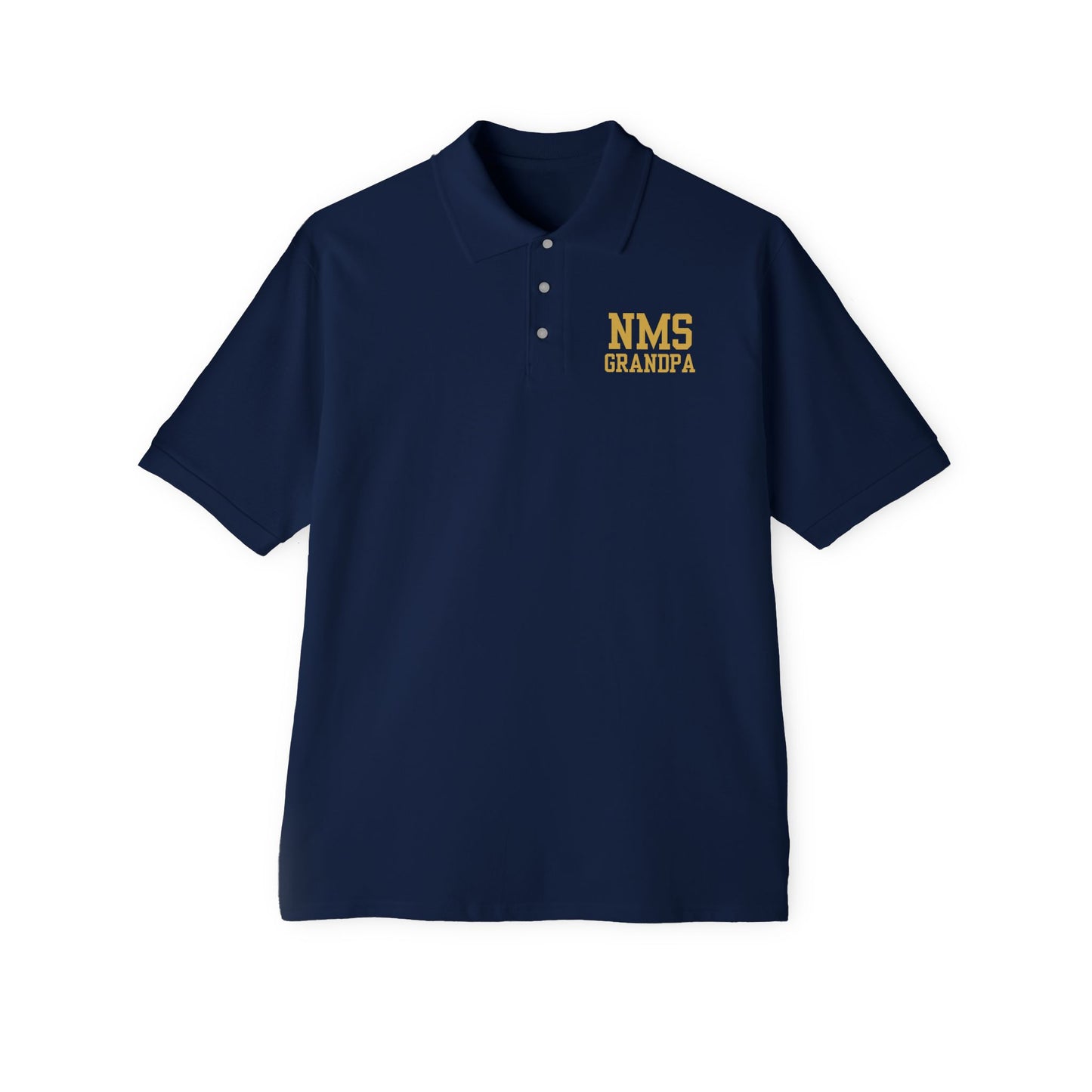 NMS North Mianus Grandpa Men's Piqué Polo