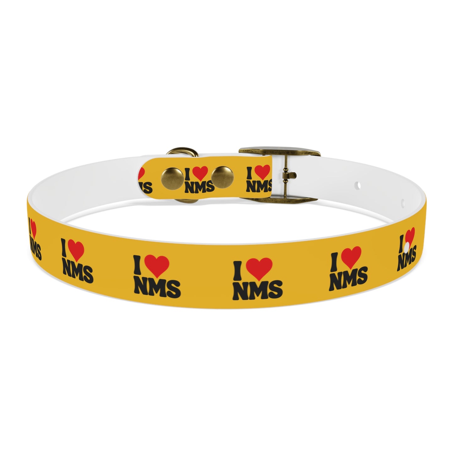 NMS I LOVE NMS Pet Collar YELLOW