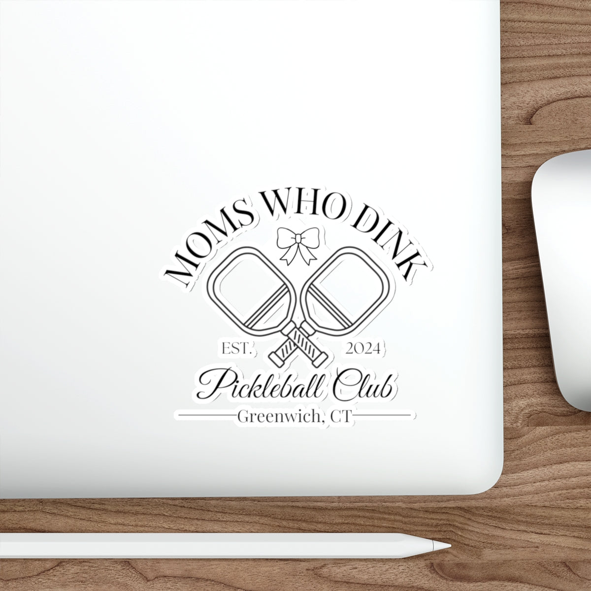 Moms Who Dink Die-Cut Stickers
