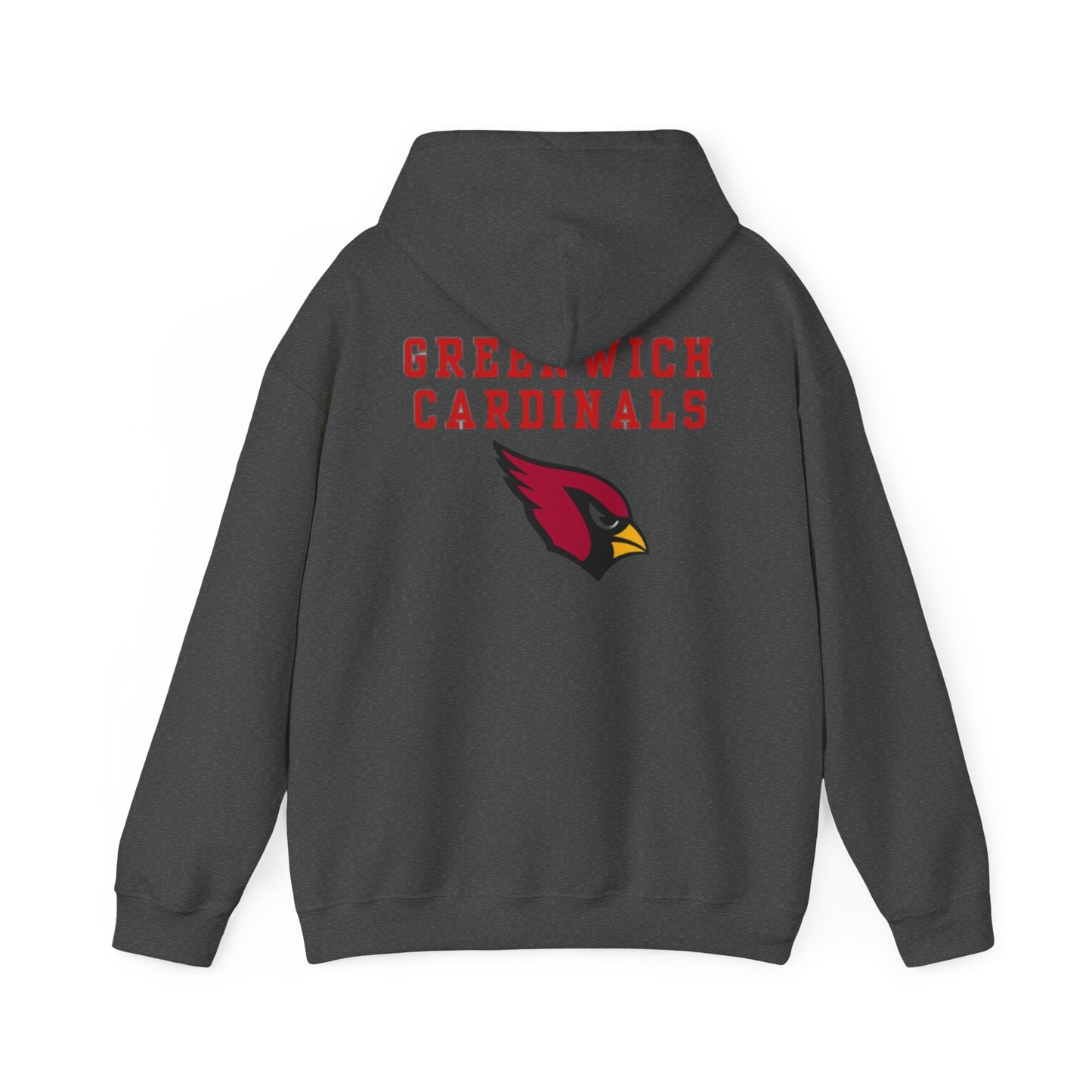 Greenwich Cardinals hoodie, Gift for Graduate, Gift for GHS Student, Unisex Heavy Blend™ Hooded Sweatshirt