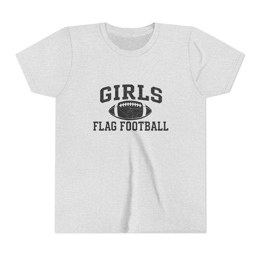 Girls Flag Football YOUTH T-Shirts Vintage Look