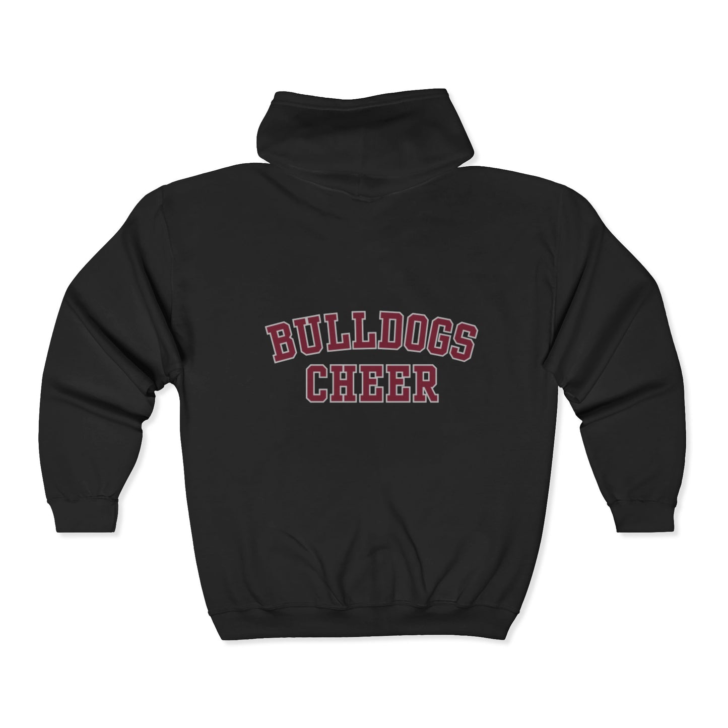 Bulldogs Cheer Adult Unisex Heavy Blend™ Full Zip Hooded Sweatshirt