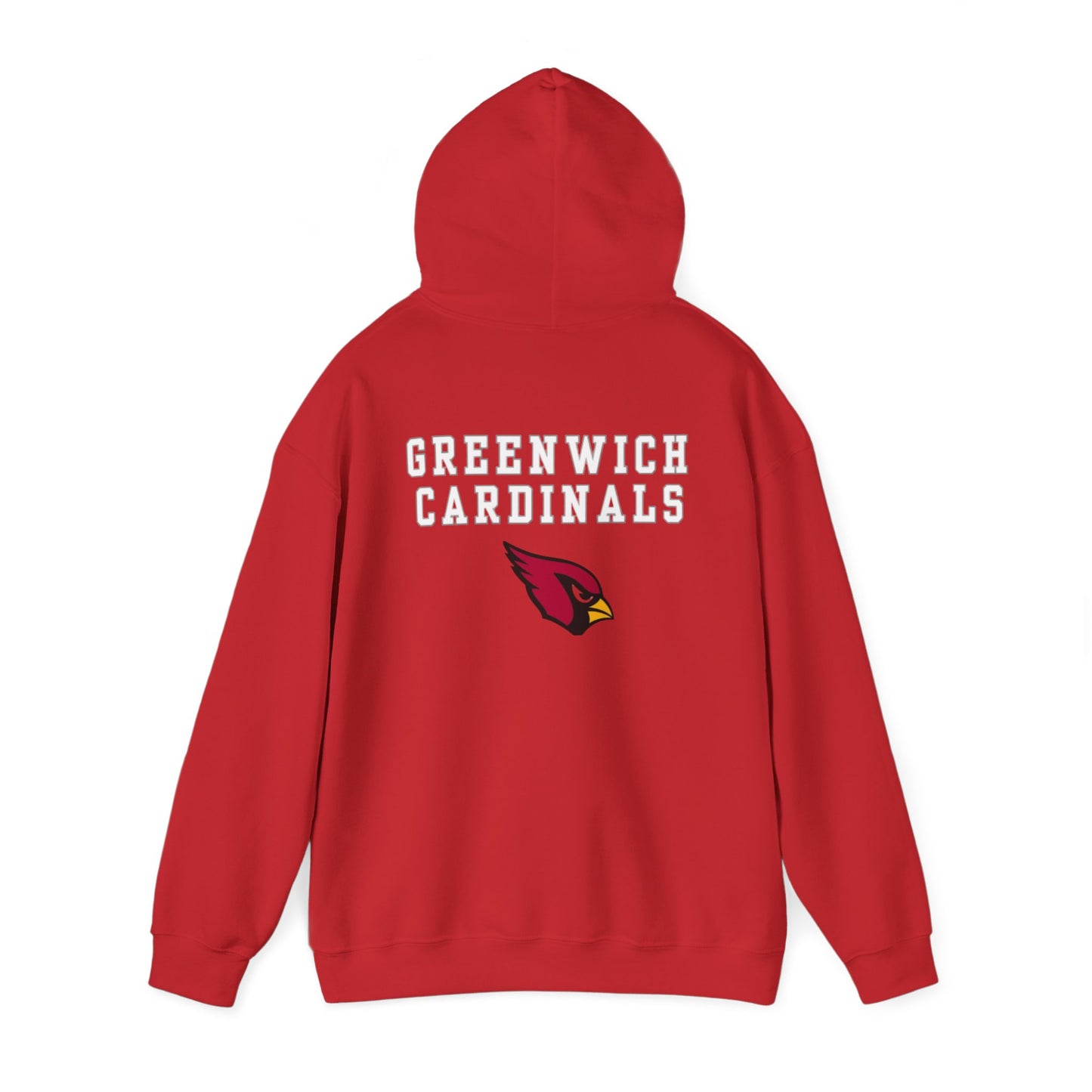 Greenwich Cardinals hoodie, Gift for Graduate, Gift for GHS Student, Unisex Heavy Blend™ Hooded Sweatshirt