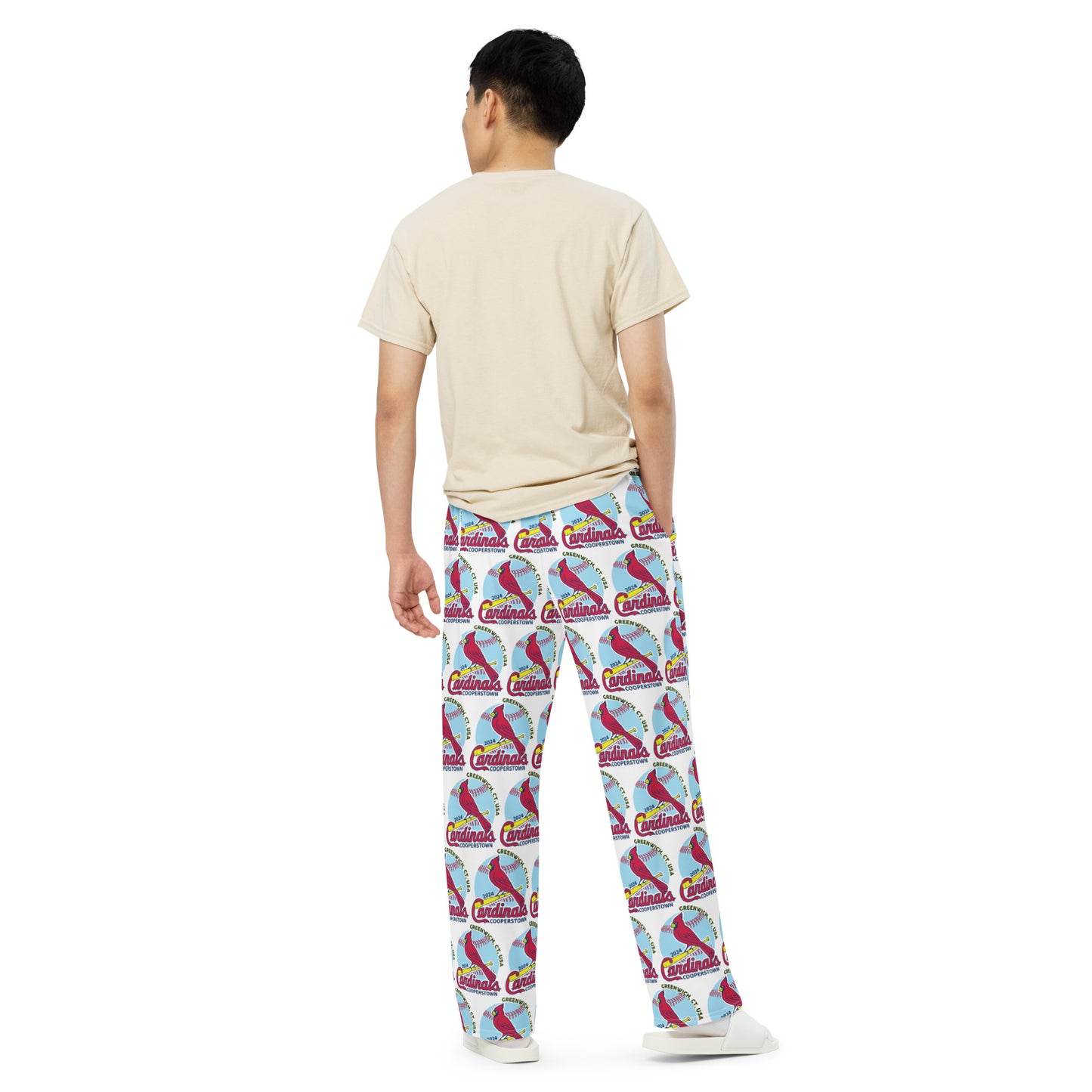 Cardinal Adult All-over print unisex wide-leg pants