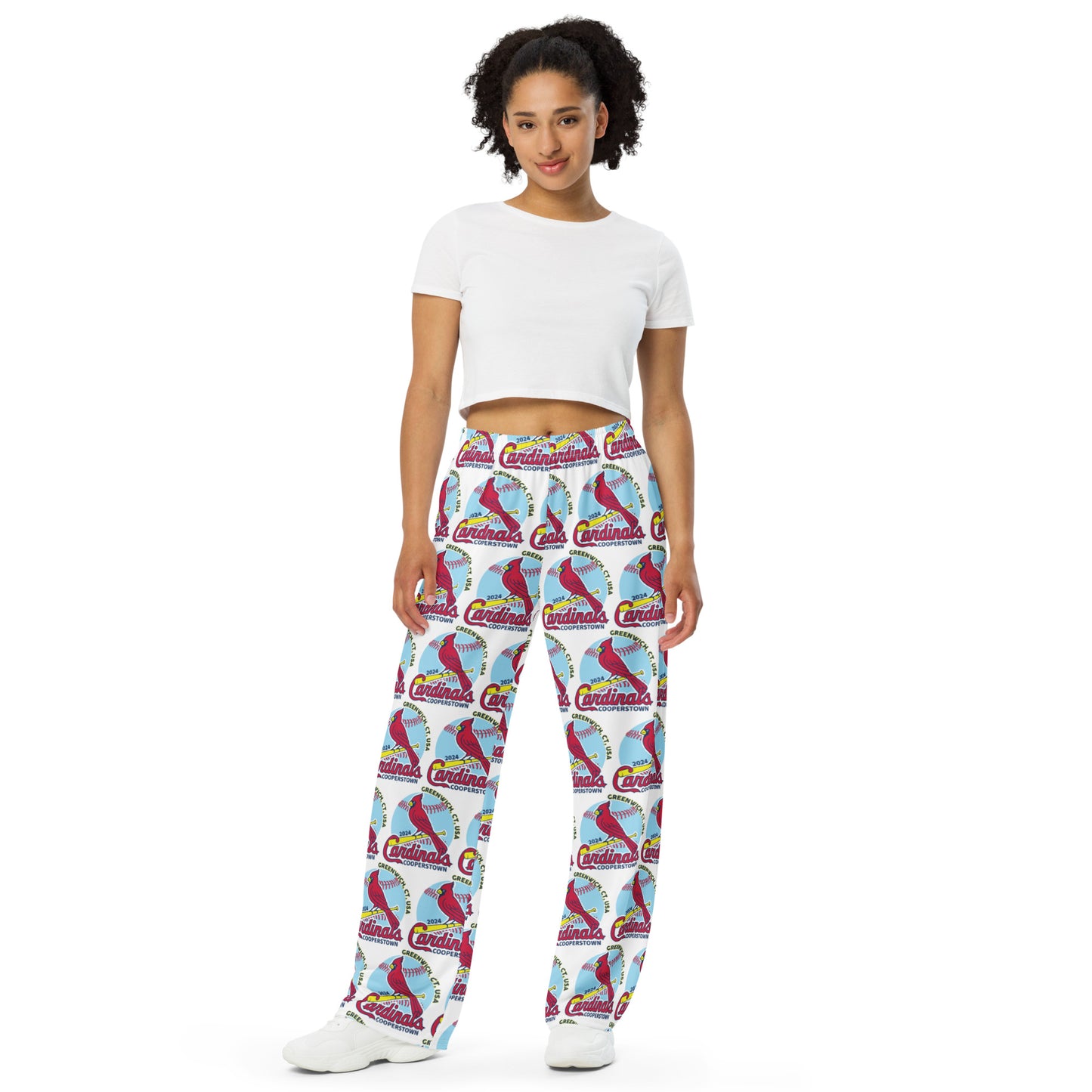 Cardinal Adult All-over print unisex wide-leg pants