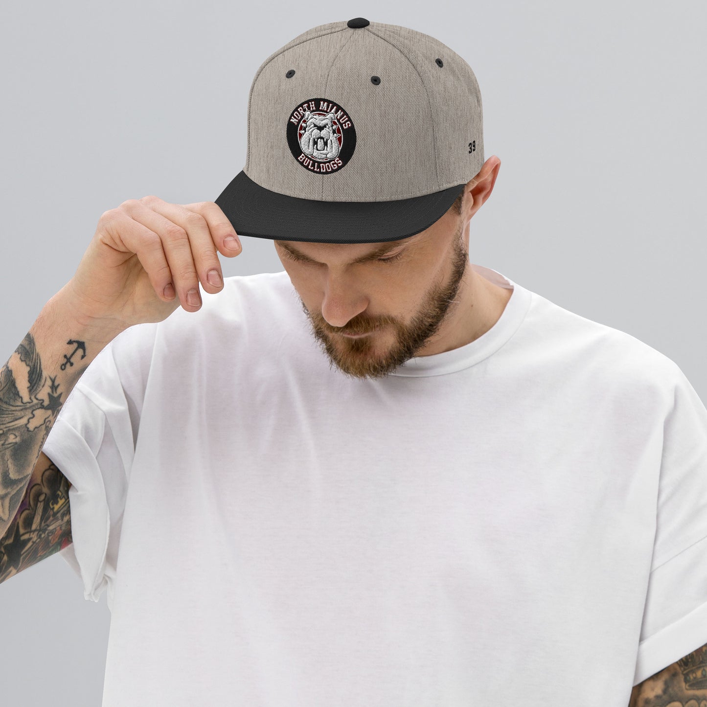 North Mianus Bulldogs Customized Snapback Hat