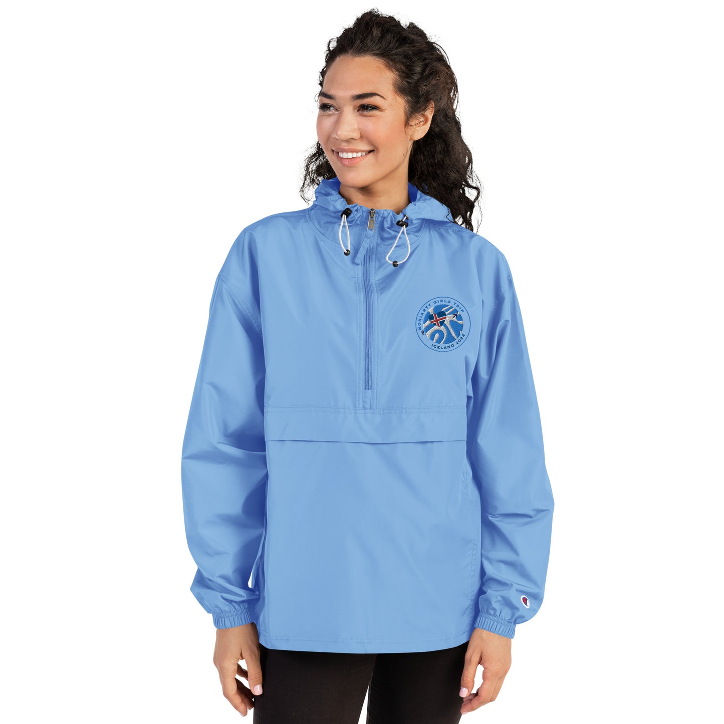 Iceland Embroidered Champion Packable Jacket