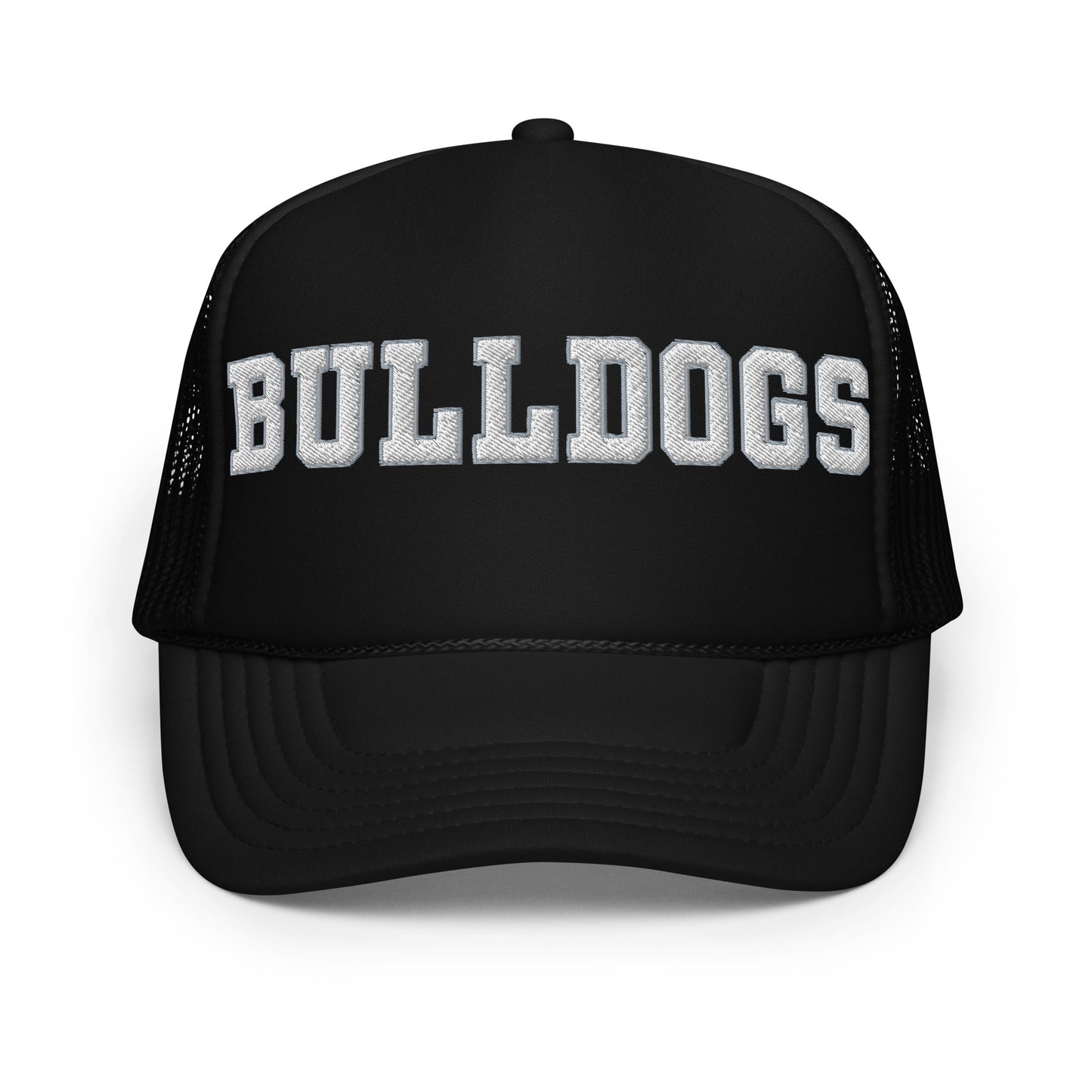 Bulldogs Puff Embroidered Foam trucker hat