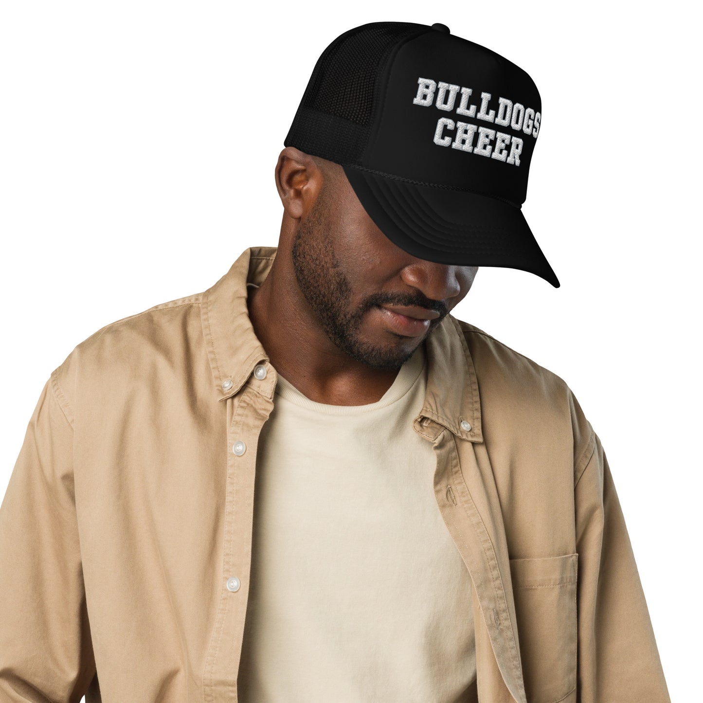 Bulldogs Cheer Foam trucker hat