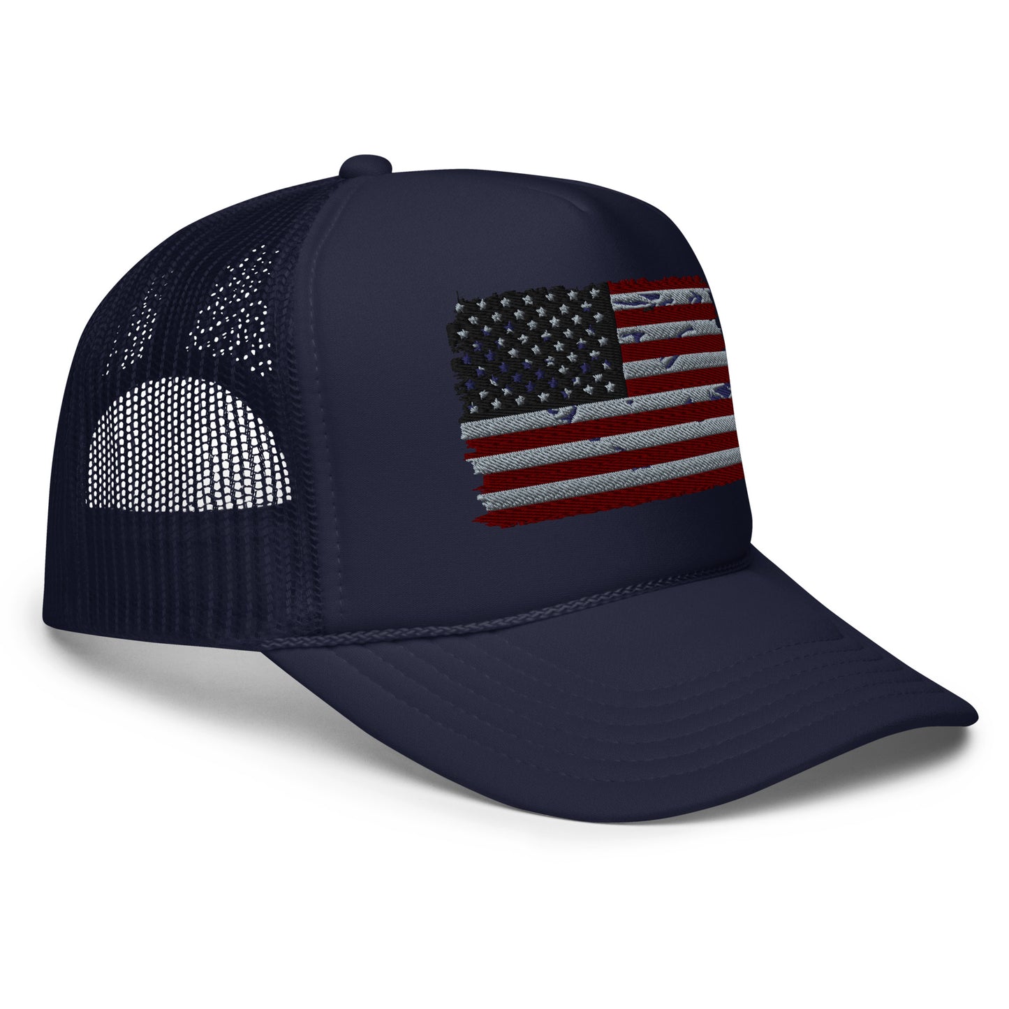 American Flag Foam trucker hat