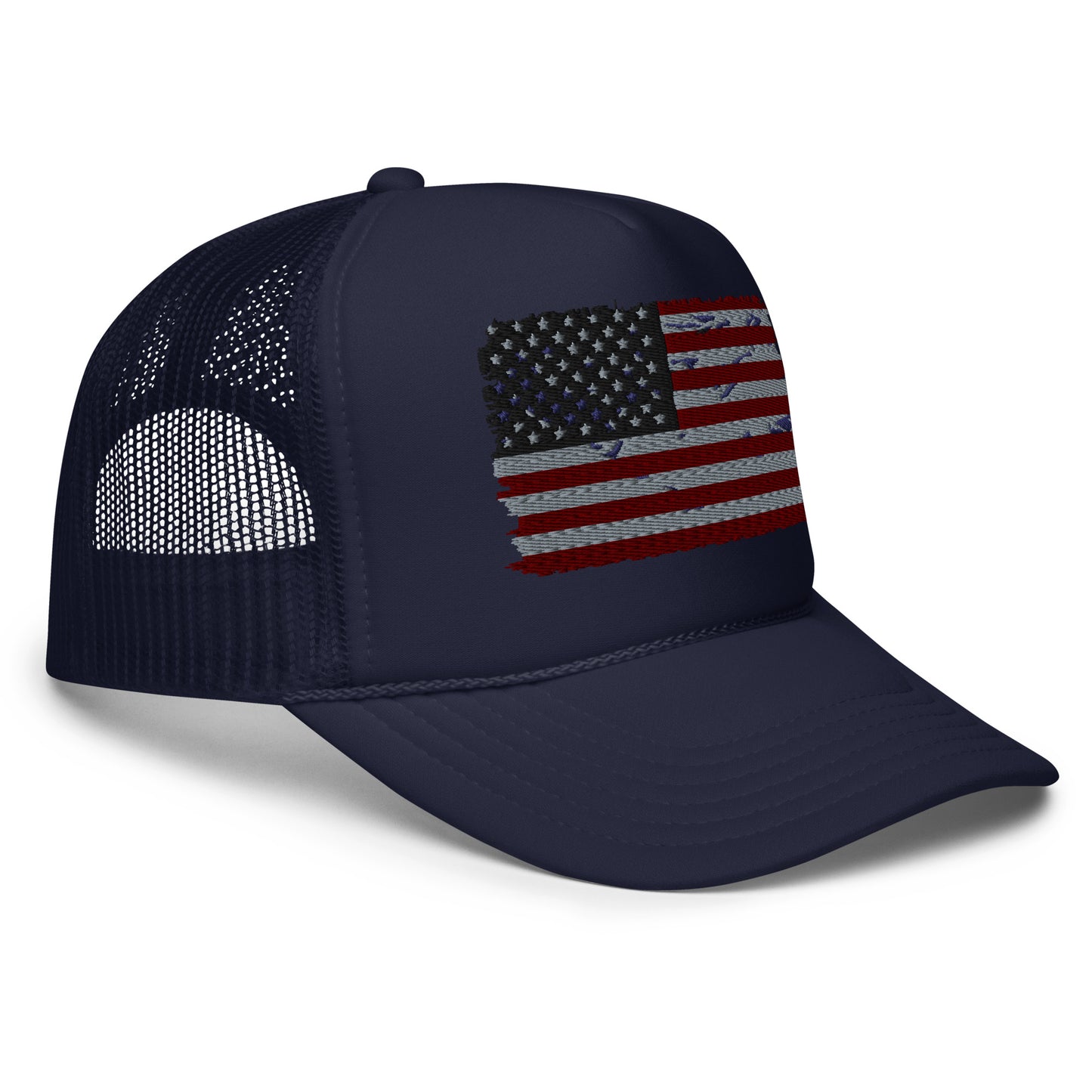 American Flag Foam trucker hat