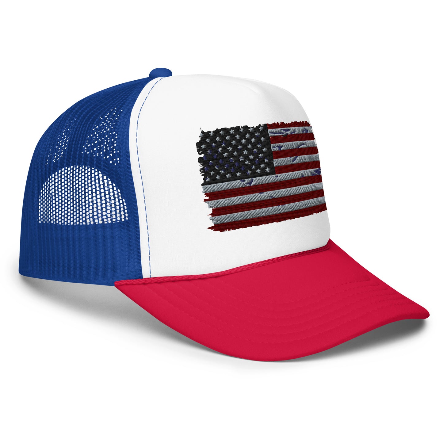 American Flag Foam trucker hat
