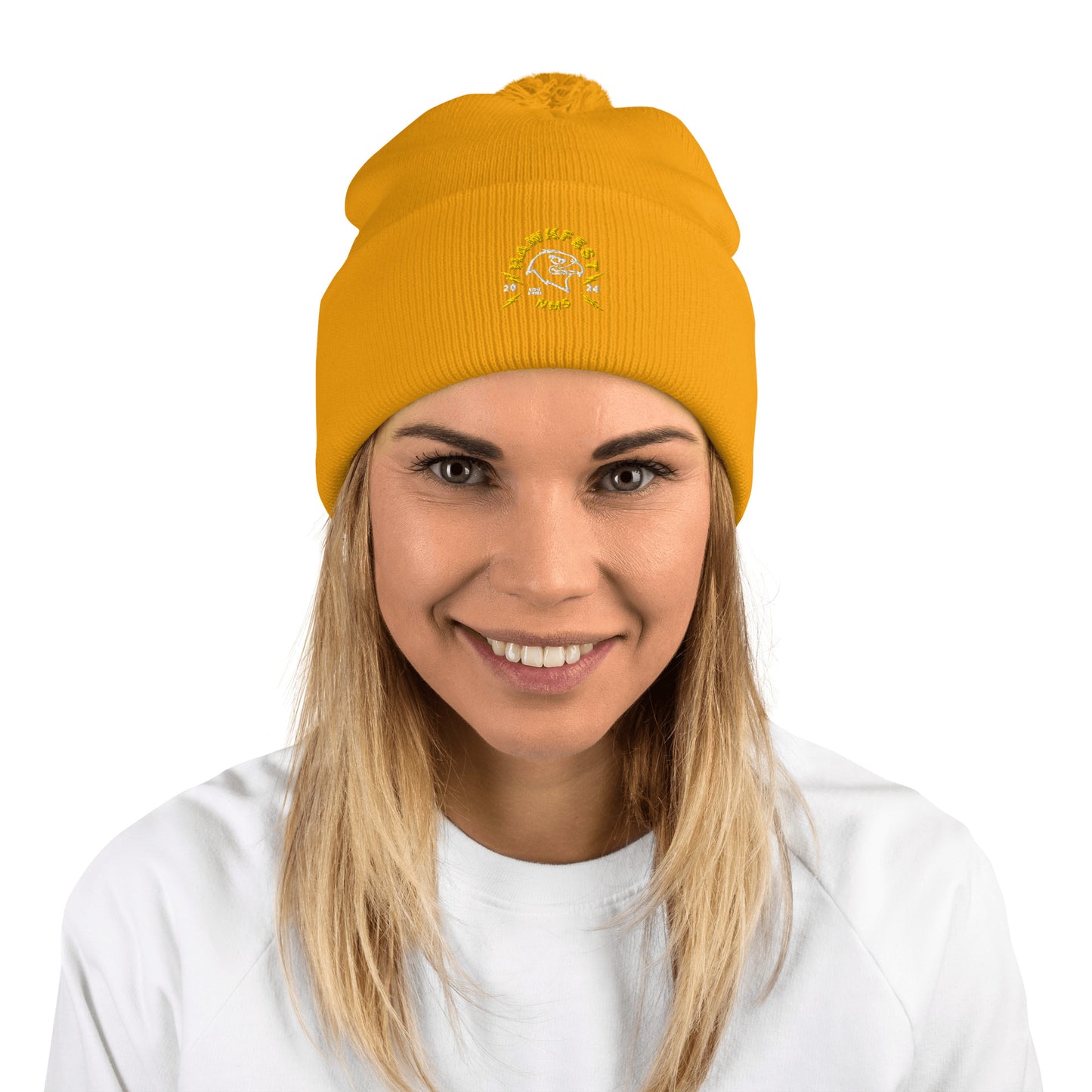 NMS Hawkfest Pom-Pom Beanie
