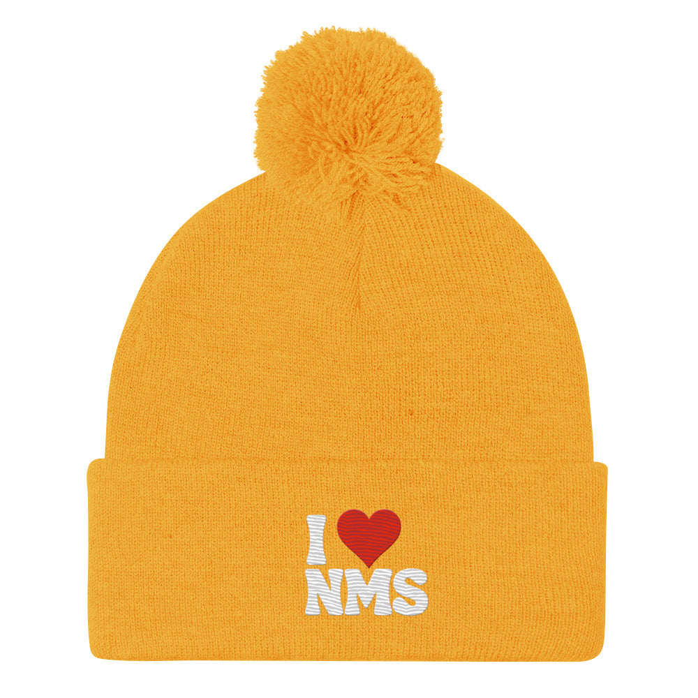 NMS I LOVE NMS Pom-Pom Beanie