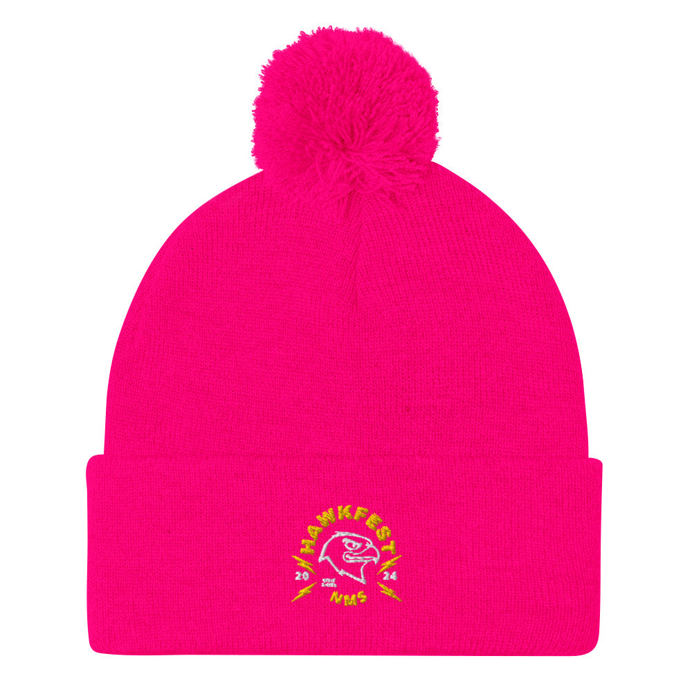 NMS Hawkfest Pom-Pom Beanie