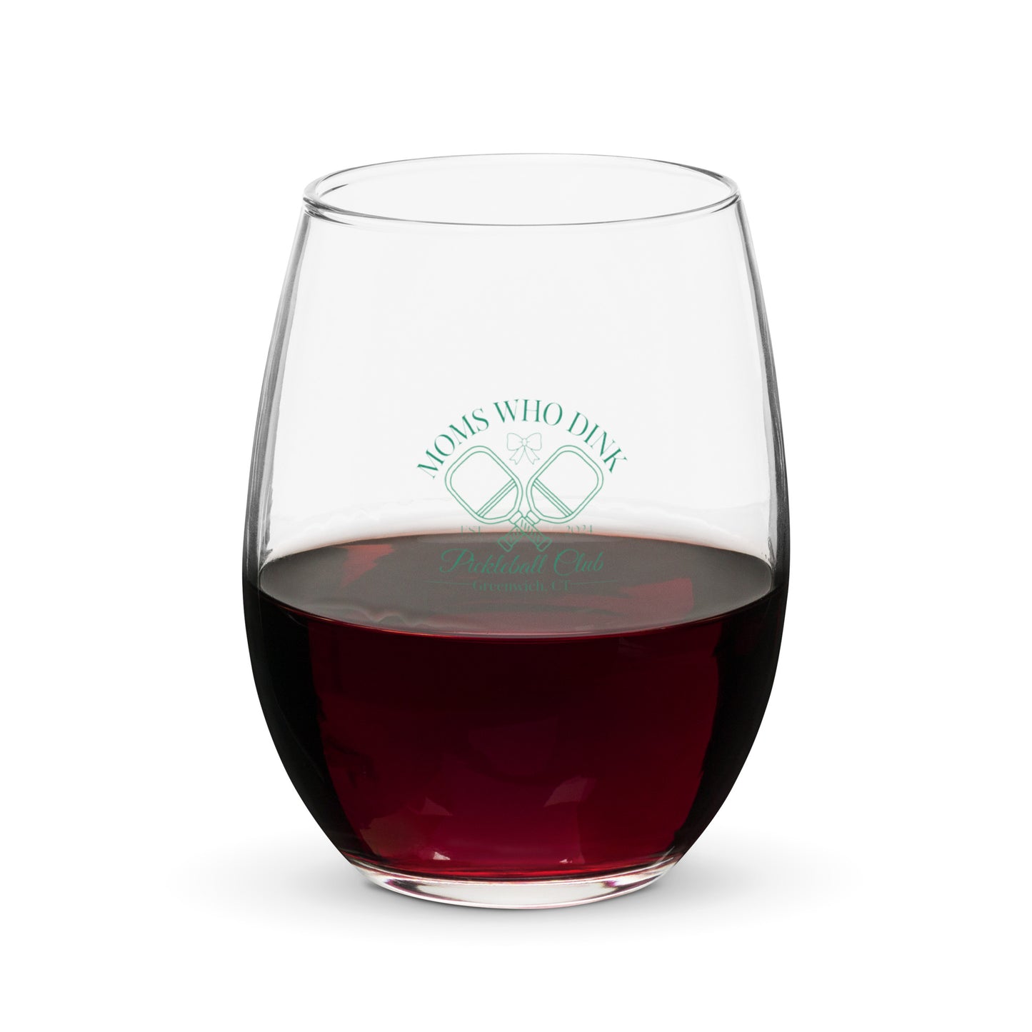 Pickleball Stemless wine glass