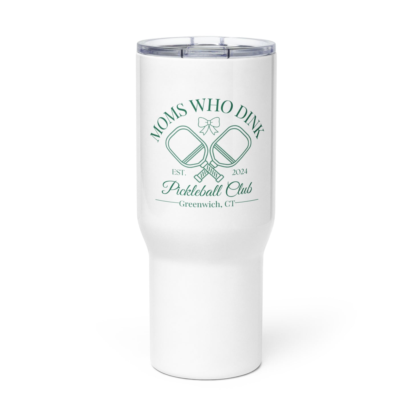 Pickleball Travel mug with a handle